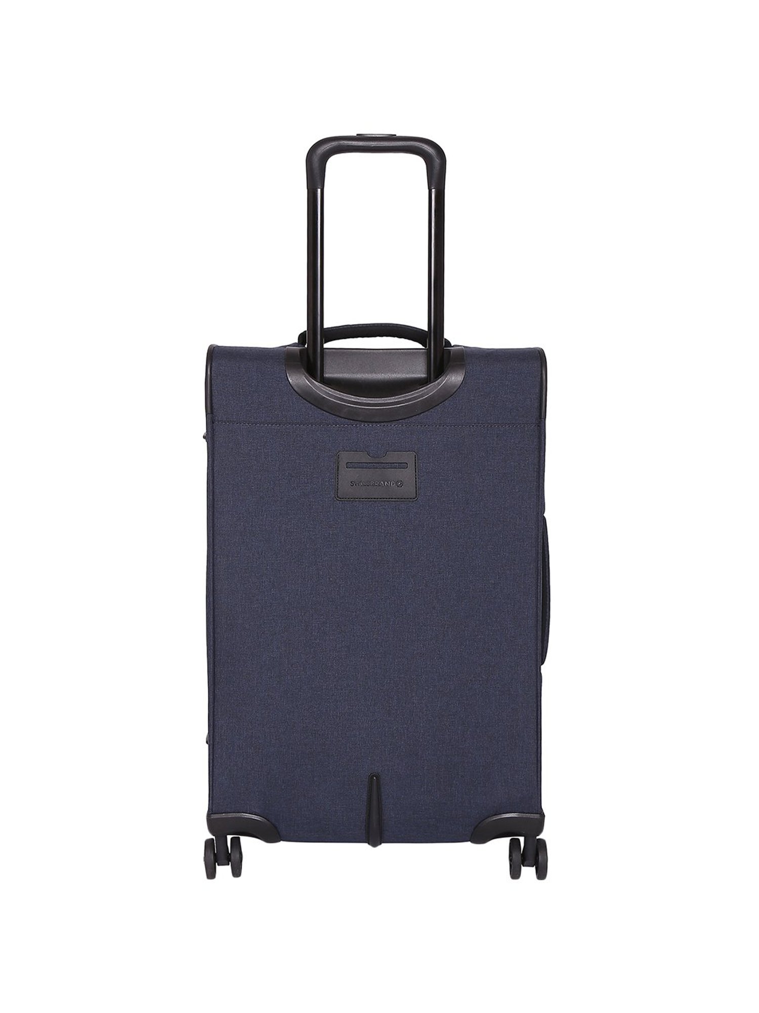 Swiss Brand Utah Navy & Grey Medium Soft Trolley Bag - 24 cm