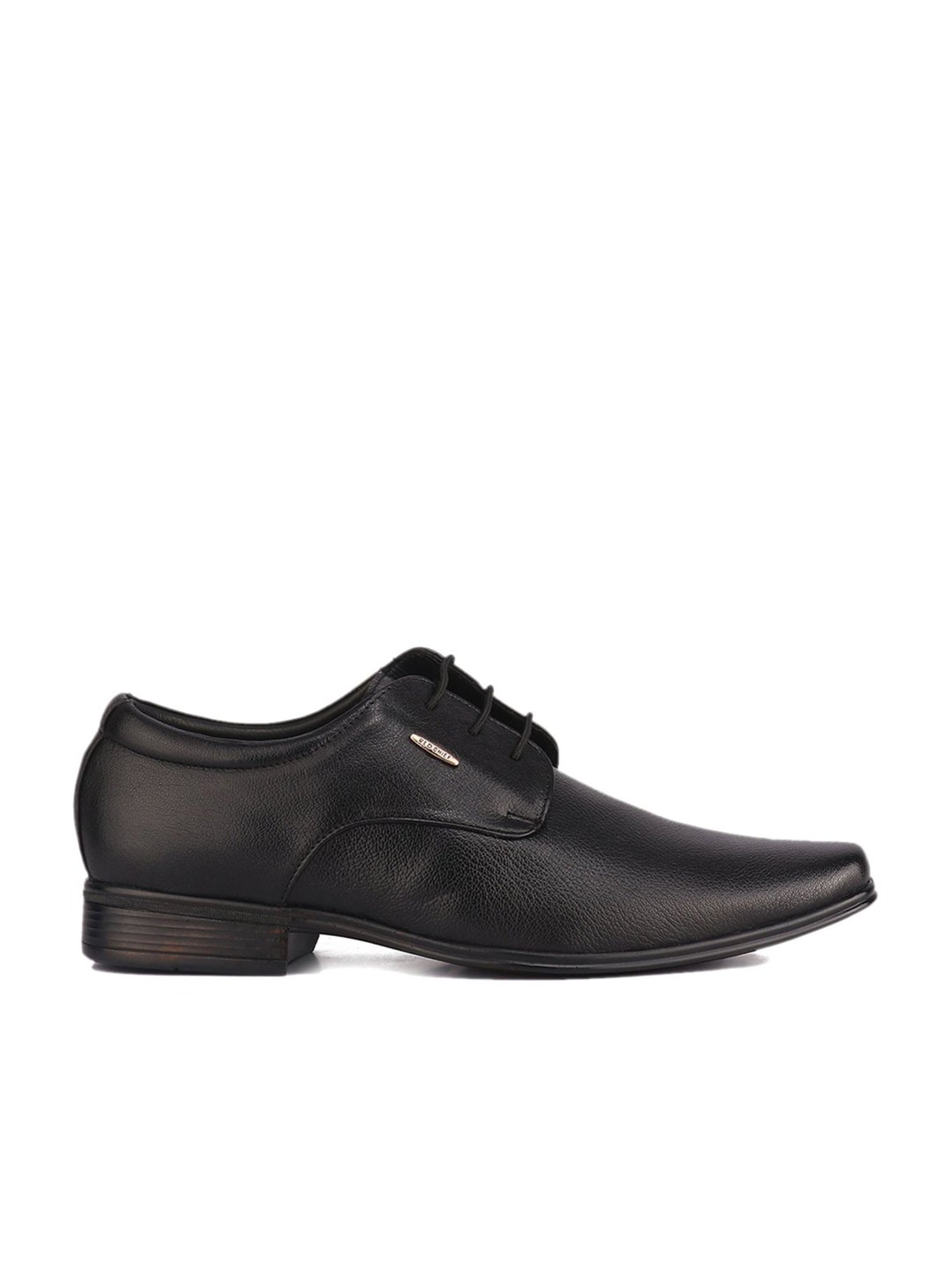 Red Chief Men's Black Derby Shoes