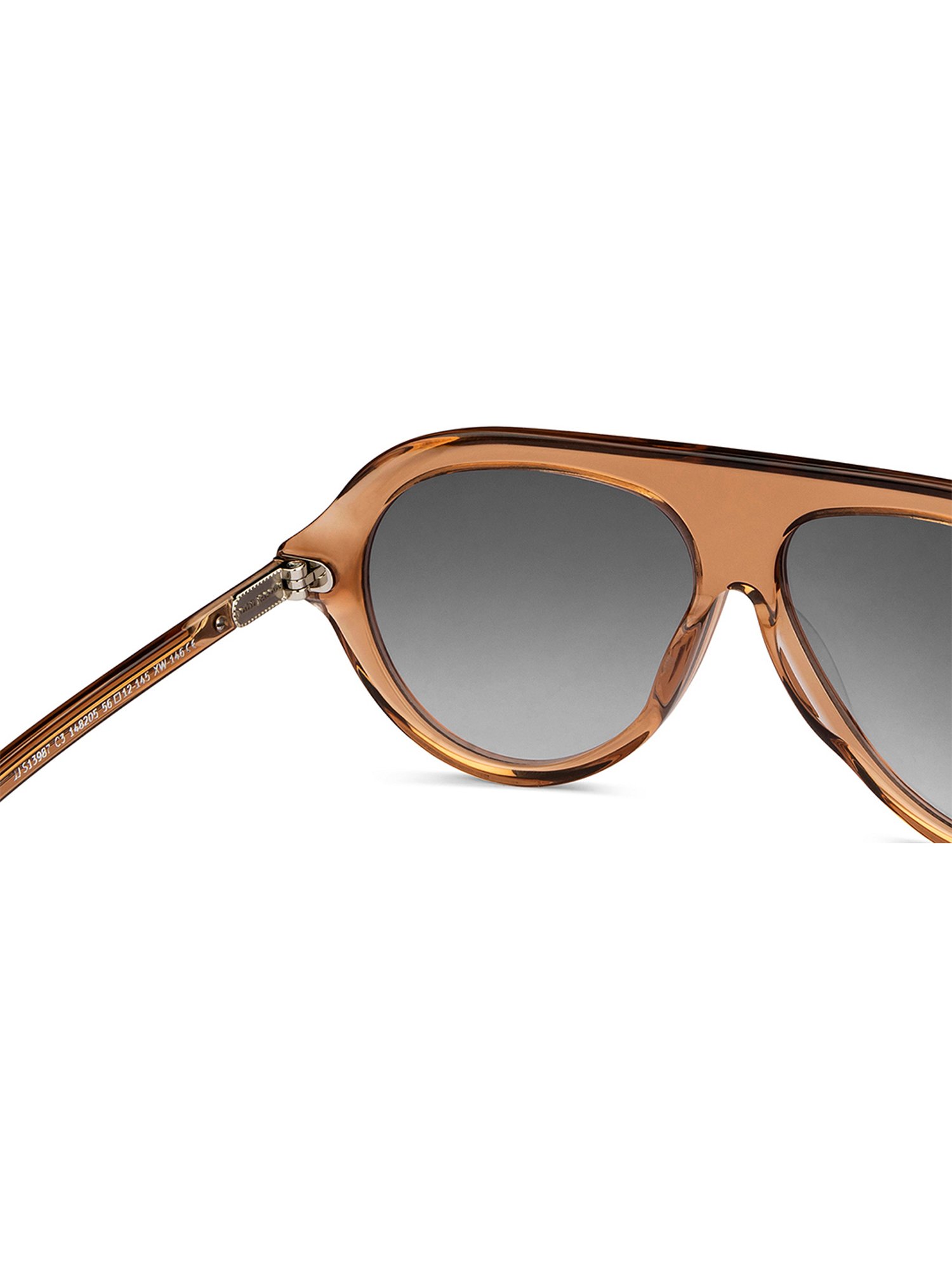 John Jacobs Grey Aviator unisex sunglasses