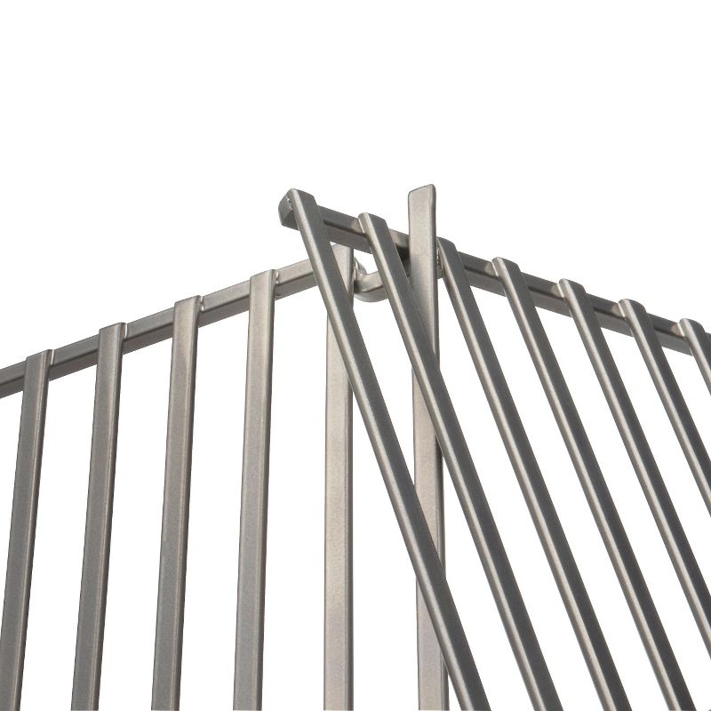 Lynk Expandable Locking Extra Shelf - Adjustable Closet Shelf Organizer - Platinum