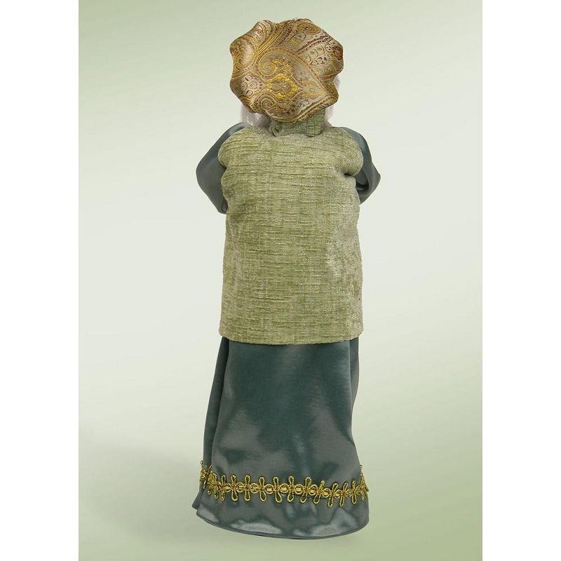 Byers Choice 13.5" Blue Garbed Wise Man with Frankincense Christmas Caroler Figure