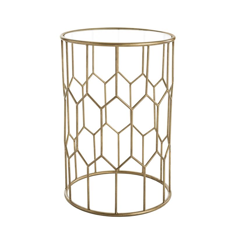 Harper Side Table Gold - Adore Decor