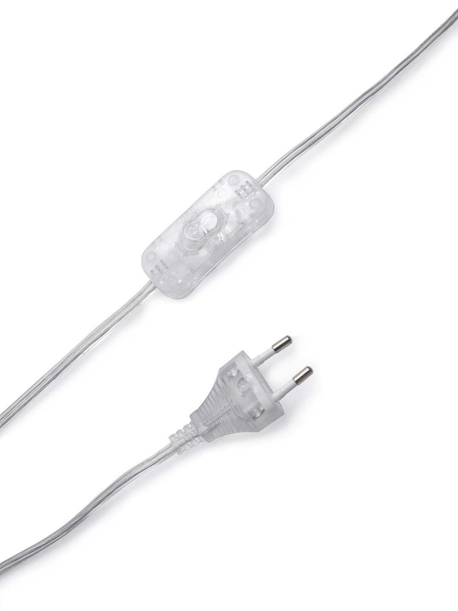 Pure Home and Living Grey Glass Trophy Shaped Table Lamp Stand