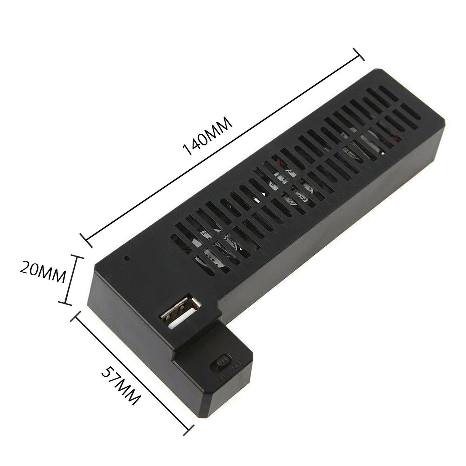 5V 1A Cooler Fan USB External 3-Fan Cooling Fan for Xbox One X Gaming Console