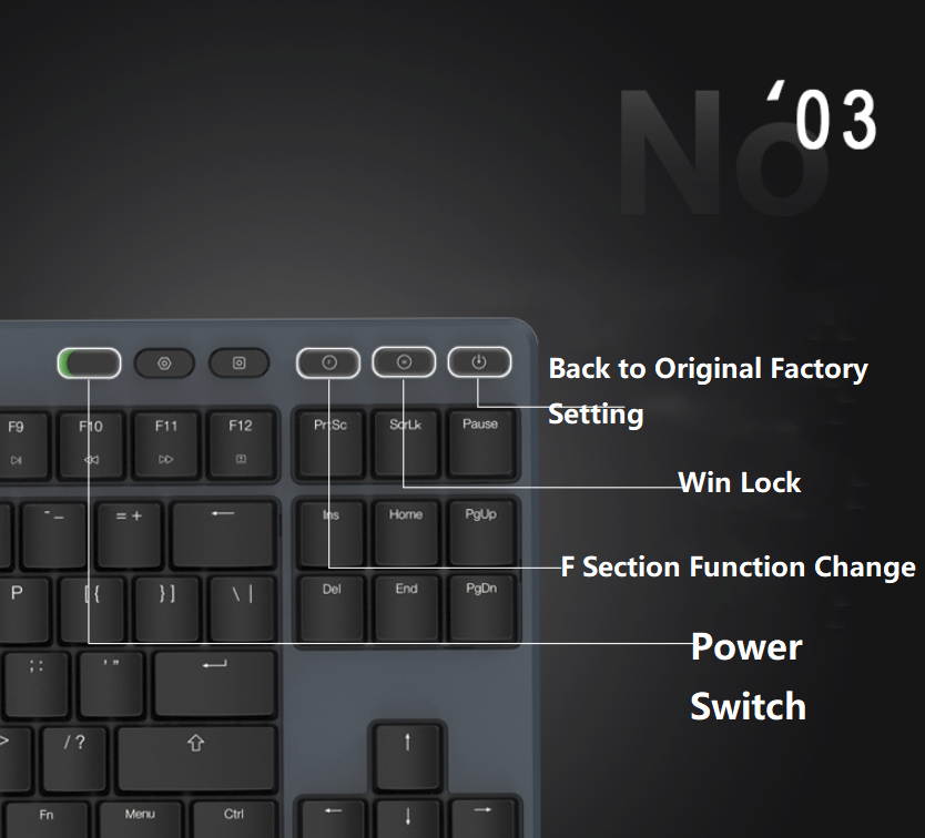 IKBC Typemaster X410   108Keys  Ergonomic Design,Cool Exterior Type-C Wired Cherry MX Low Profile Red Mechanical Gaming Keyboard, N-Key Rollover, White Backlit