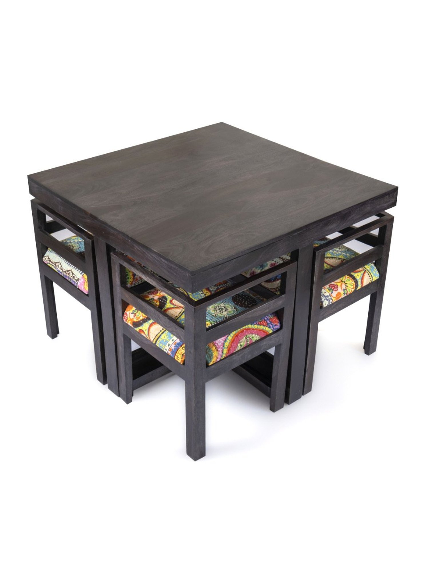 Nilkamal Olivia Brown Solid Wood - Rubberwood 6 Seater Dinning Table set