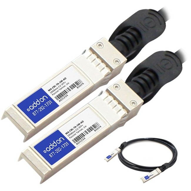 AddOn AddOn 1m Meraki Compatible SFP+ DAC - Twinaxial cable - SFP+ - SFP+ - 3.3