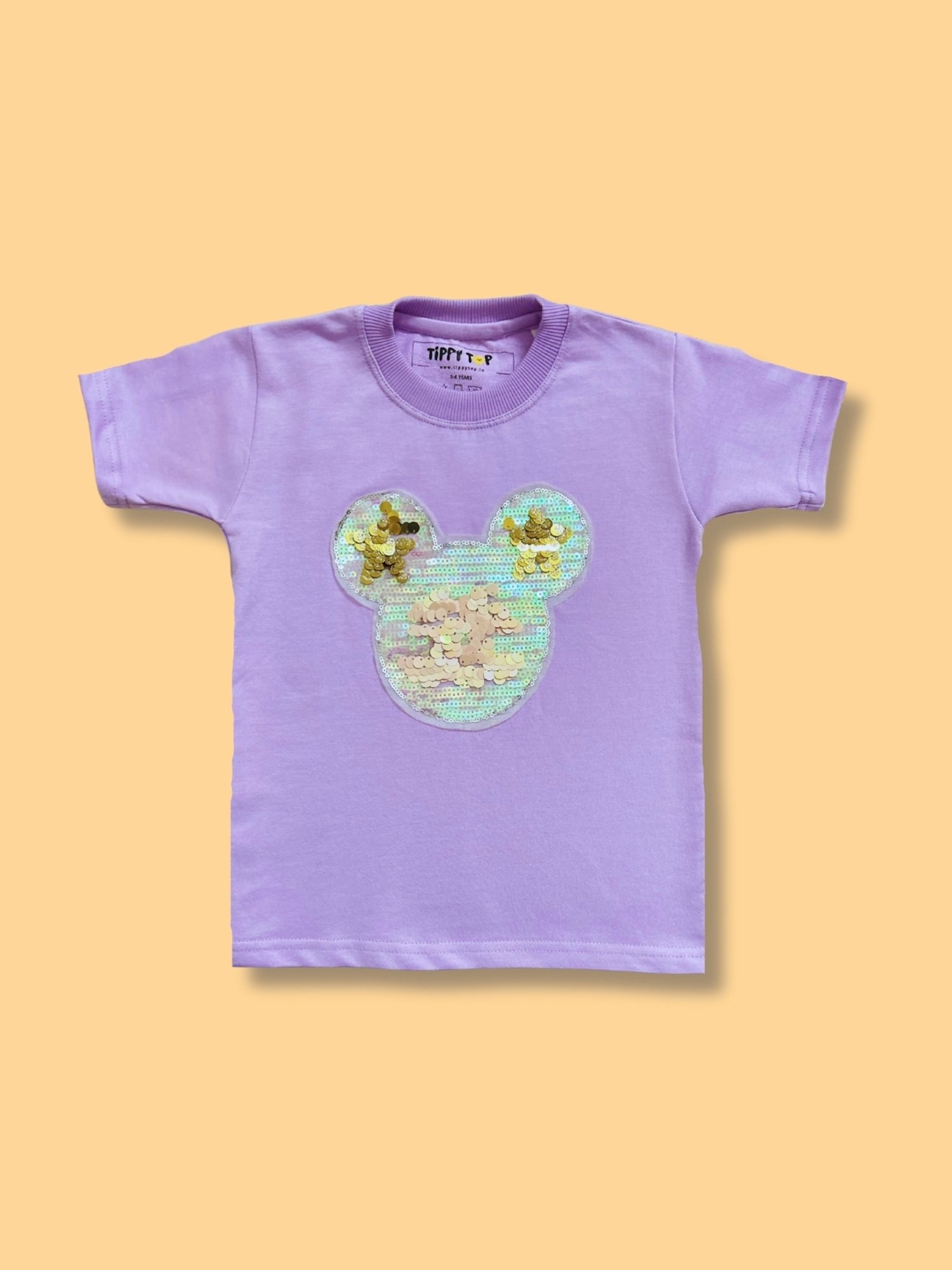 Tippy Top Kids Lavender Embellished T-Shirt