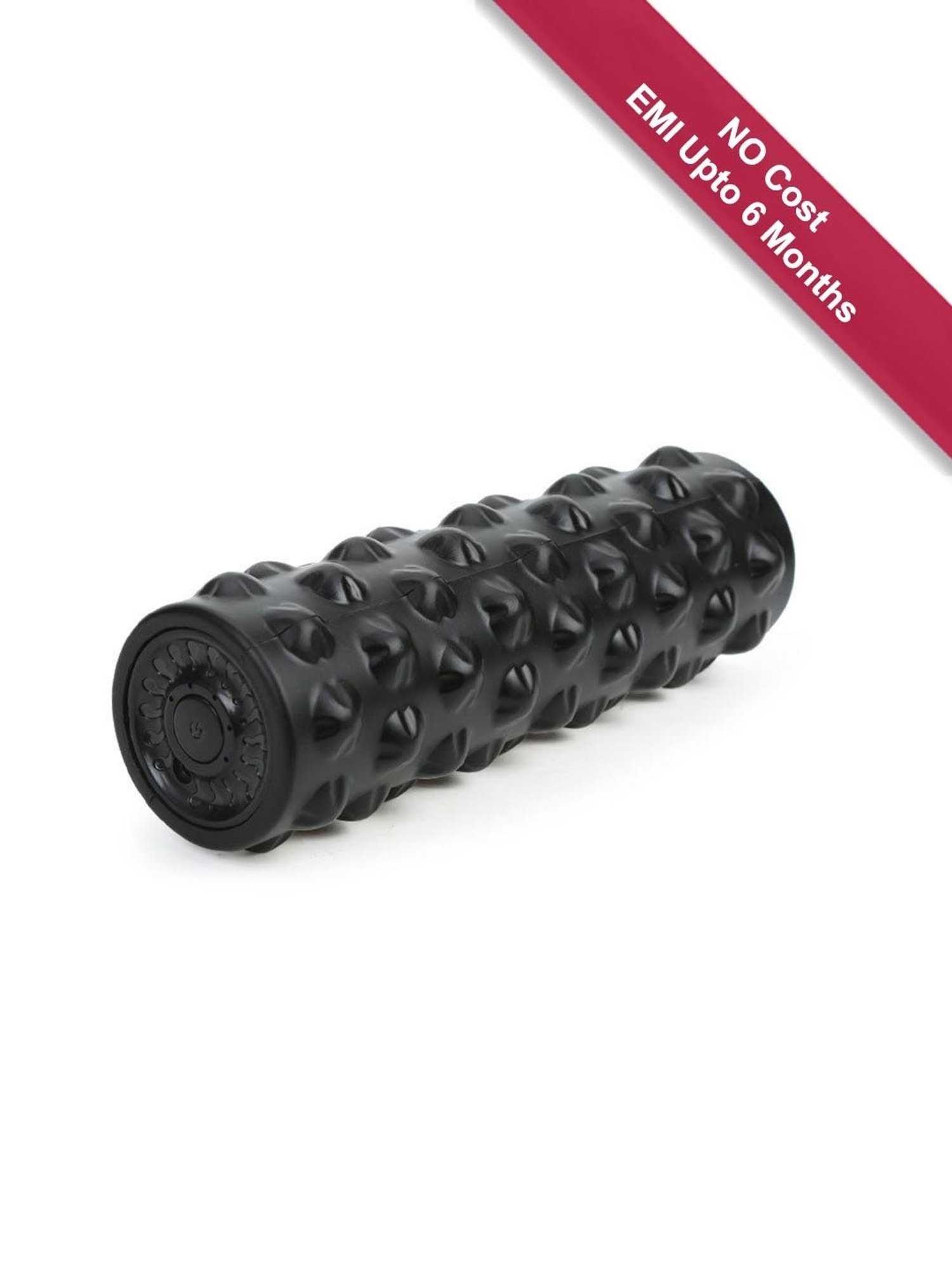 Waldon YC-618F Cordless Electric Vibrating Foam Yoga Roller with Dot Pattern (Black)