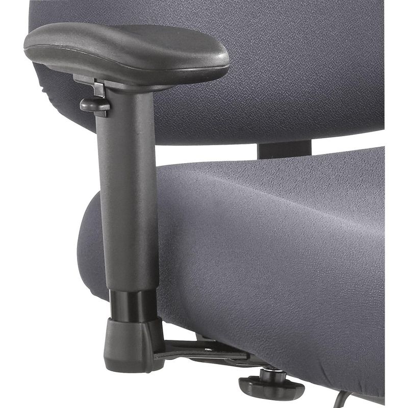 Safco Height/Width-Adjustable T-Pad Arms for Optimus Big & Tall Chairs Black 1 Pair 3591BL