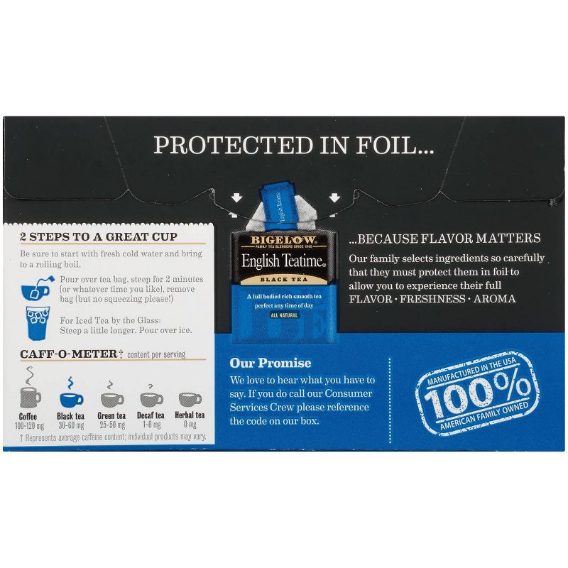 Bigelow English Teatime Black Tea Bags - 20ct