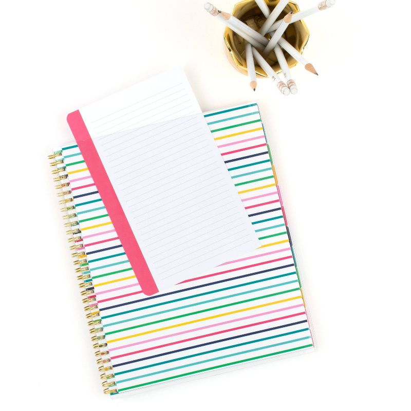 Undated Teacher Planner 8.5" x 11" Large Weekly Lesson Plan Book Botanical Floral - TF Publishing