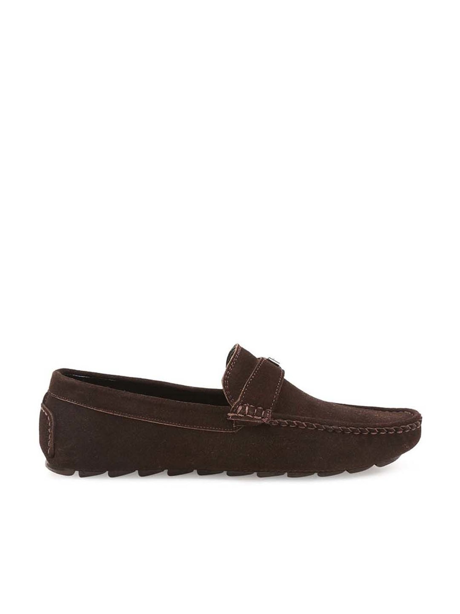 Louis Stitch Men's Brunette Brown Monk Shoes