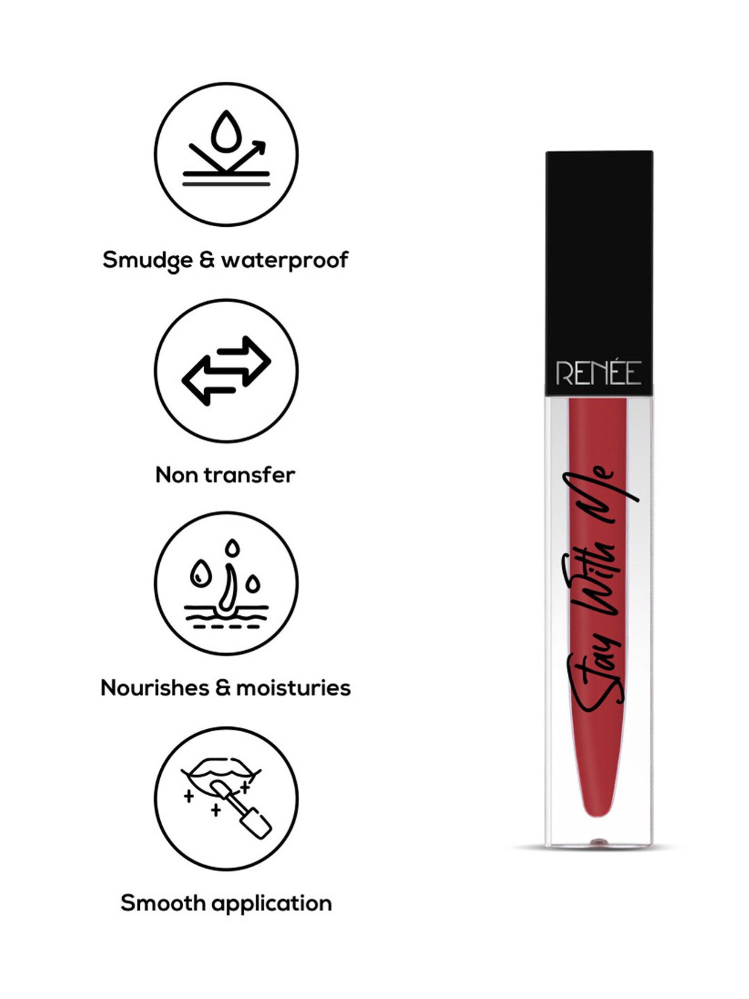 RENEE Stay With Me Matte Liquid Lip Color Duo