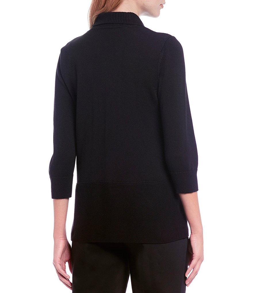 KARL LAGERFELD PARIS Flyaway Cotton Blend Cardigan