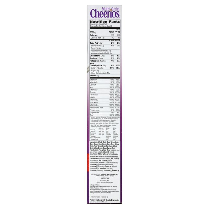 Multi-Grain Cheerios Breakfast Cereal - 9oz - General Mills