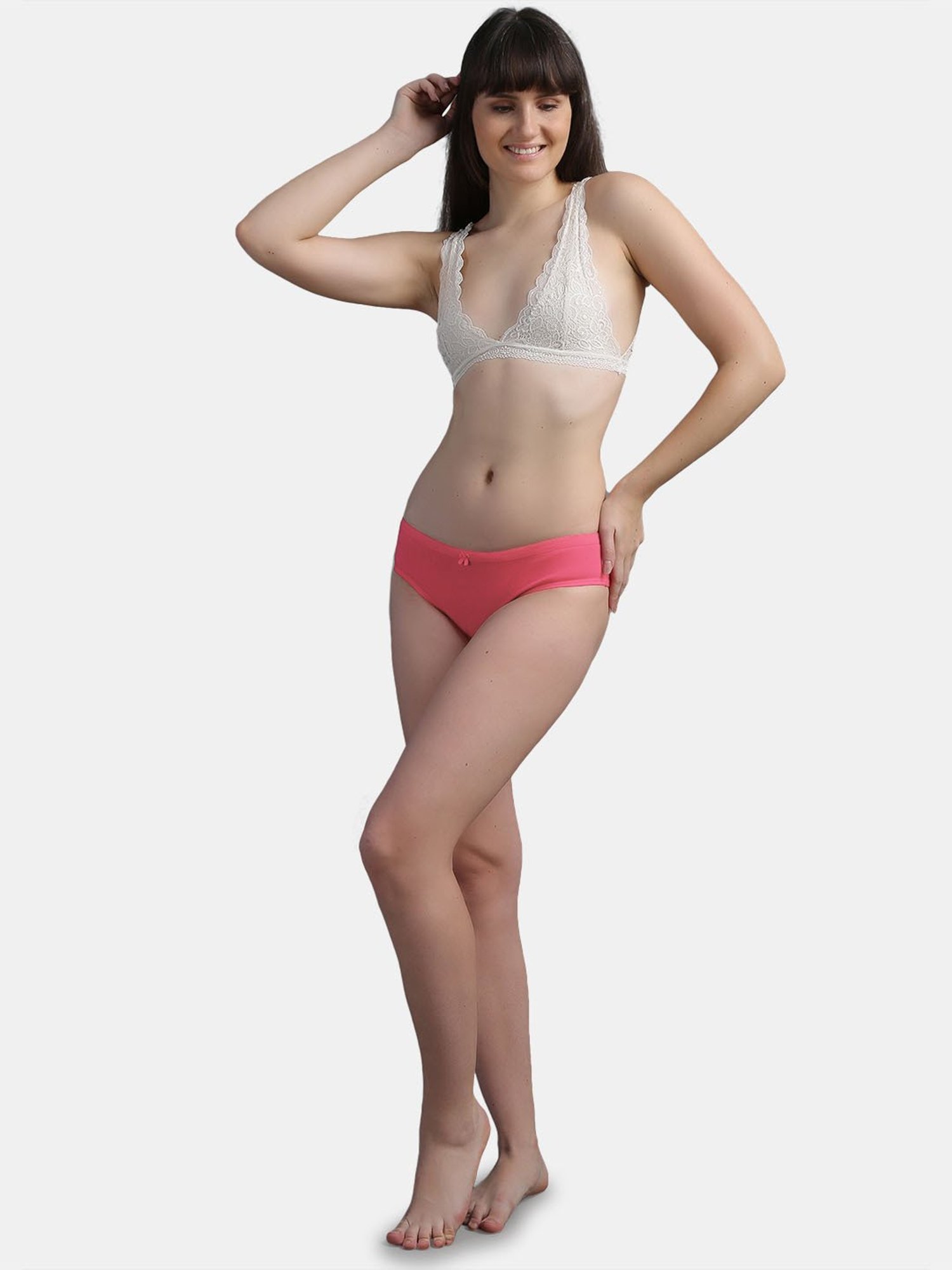 N-Gal Coral Hipster Panty