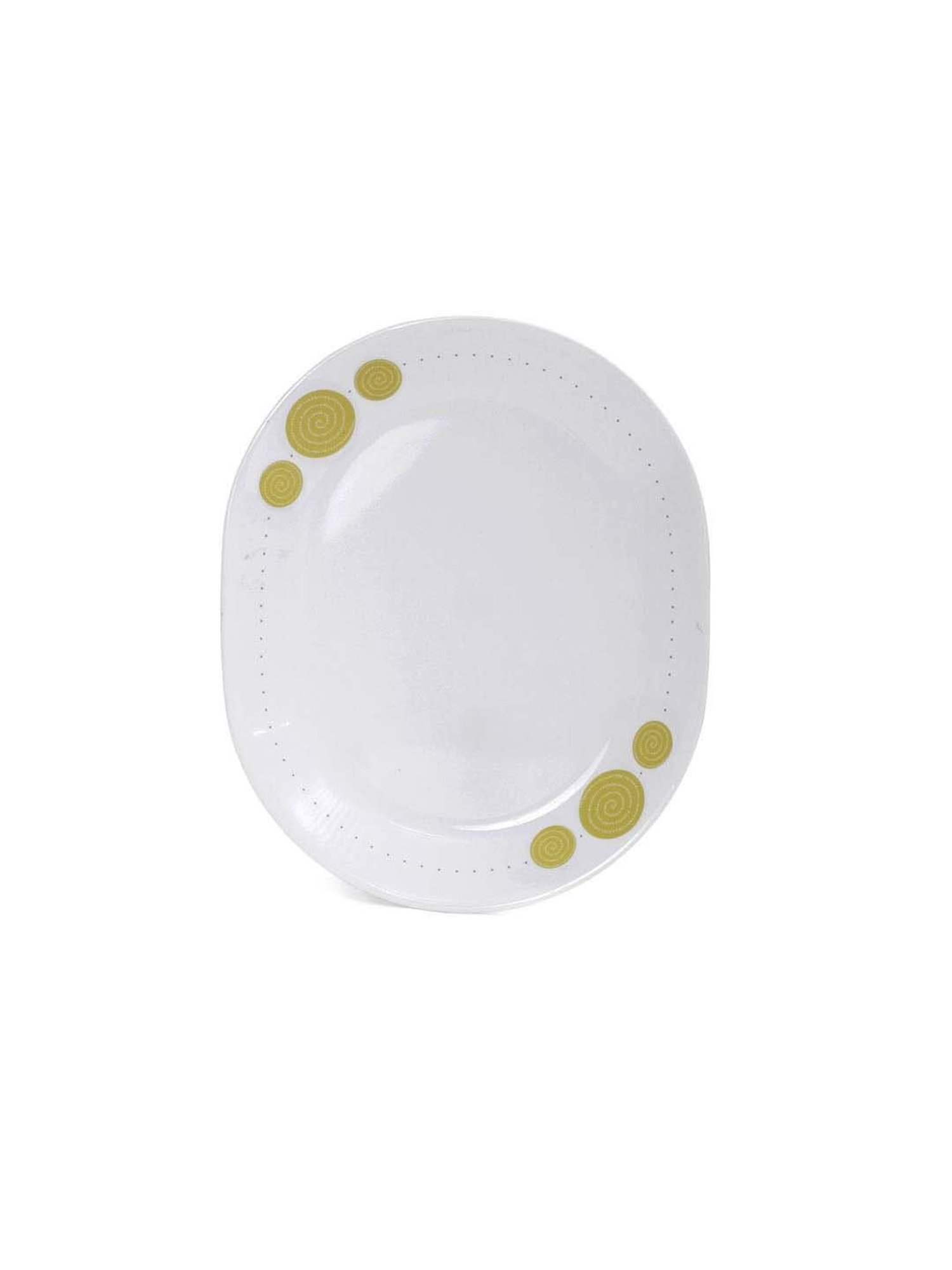 Corelle Spiral Vitrelle Glass Oval Serving Platters - Set of 2