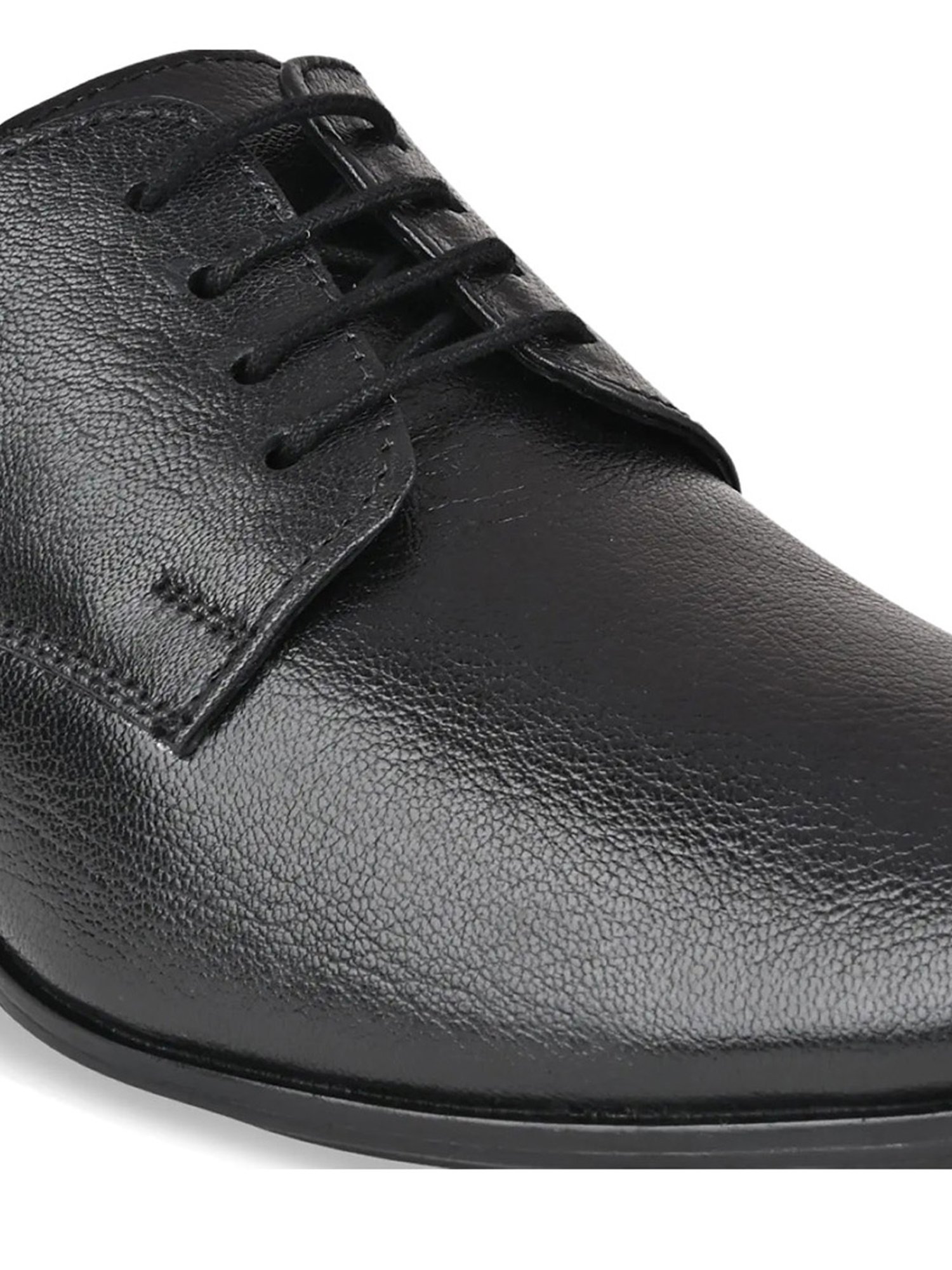 Regal Men's Black Derby Shoes