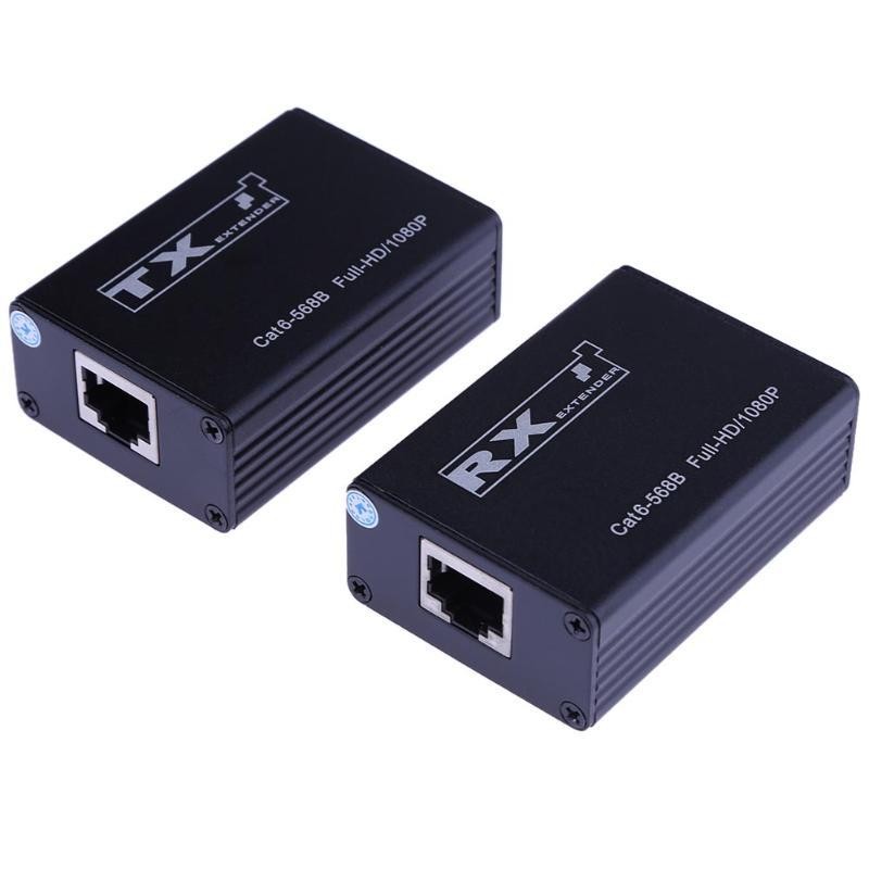 1080P HDMI Network Extender Adapter Over Single Cat 6-568B 30m Transmission HD Signal High Quality HDMI Extender