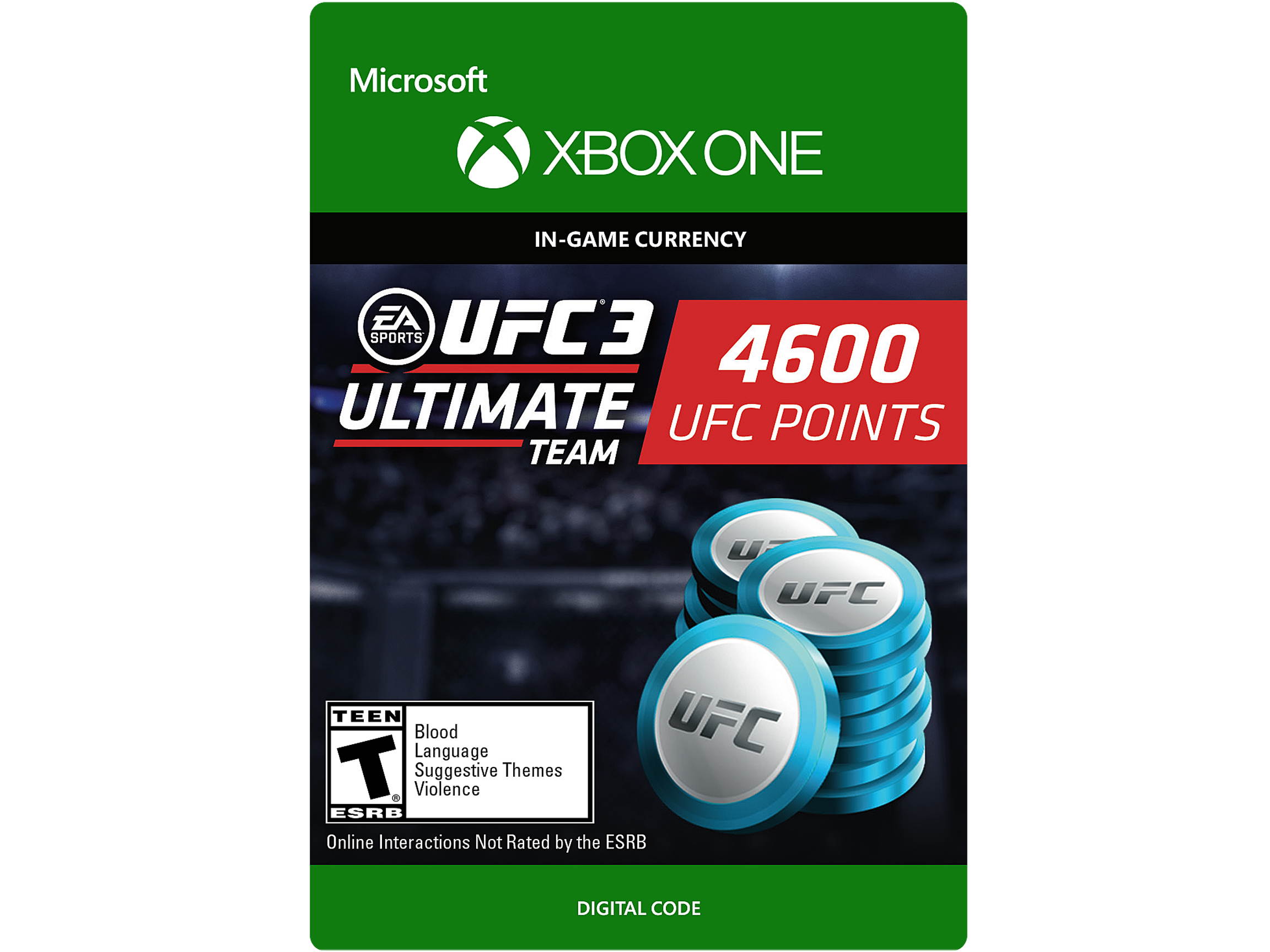 UFC 3: 4600 UFC Points Xbox One [Digital Code]