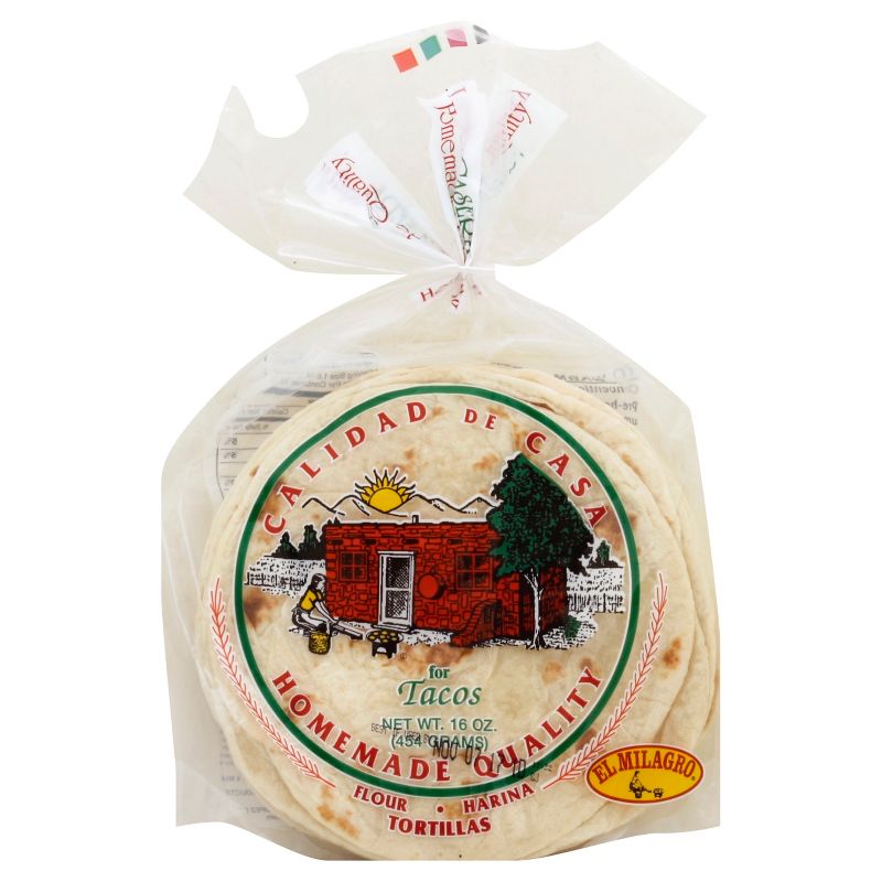 El Milagro Homemade Quality Flour Tortillas - 1lb