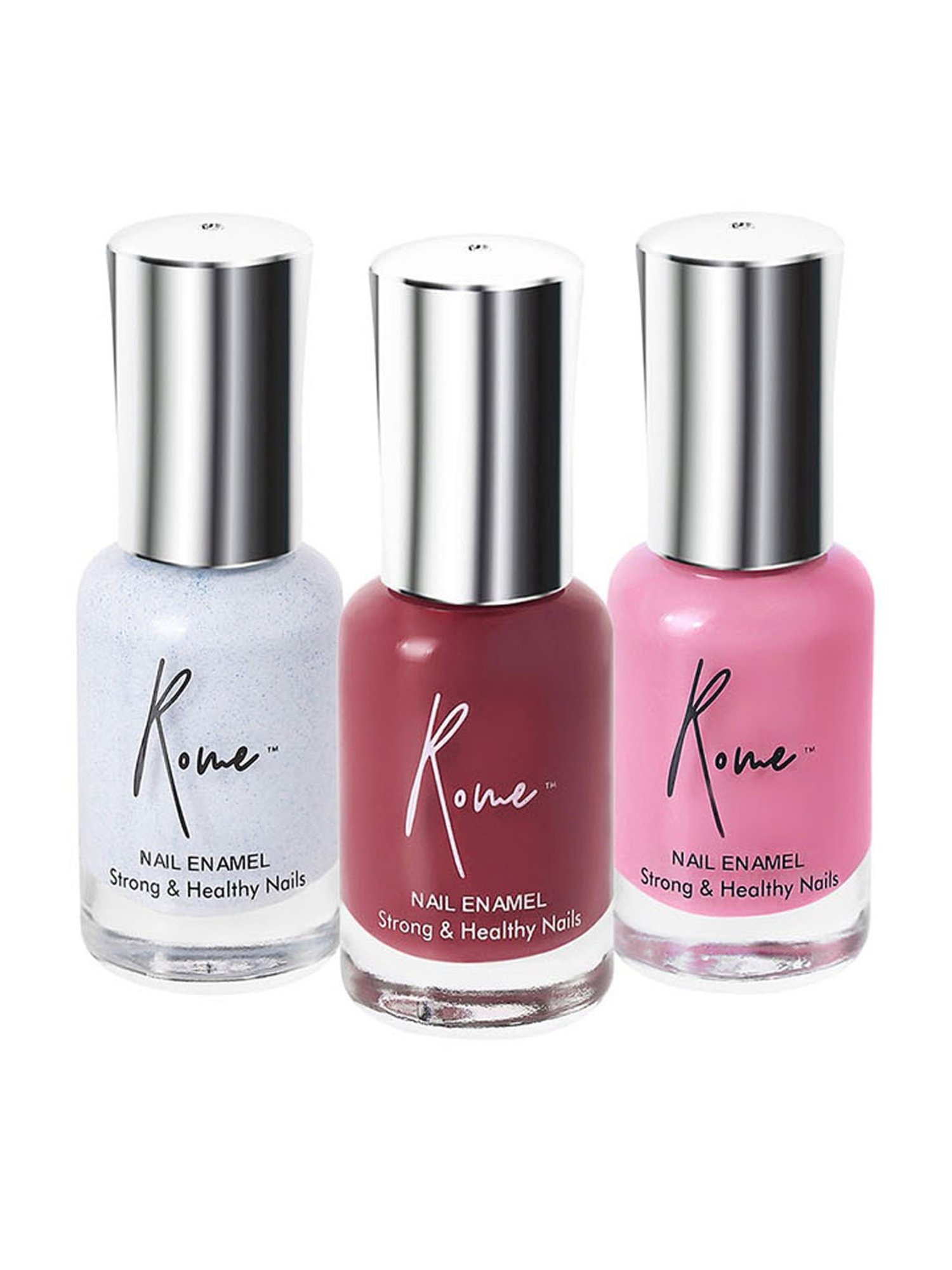 Rome Strong and Healthy Nail Enamel, Set of 3