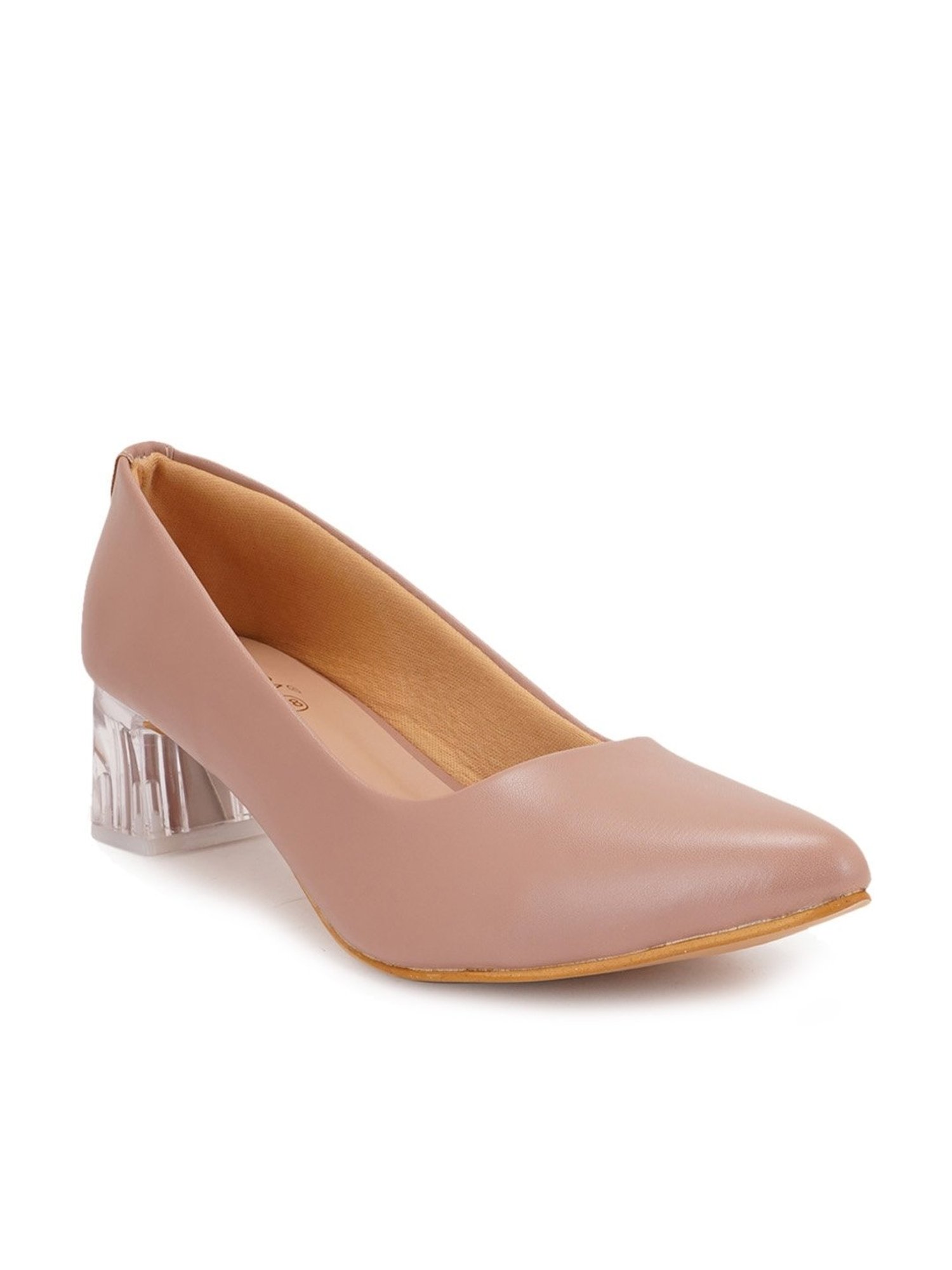Scentra Women's Nude Casual Pumps