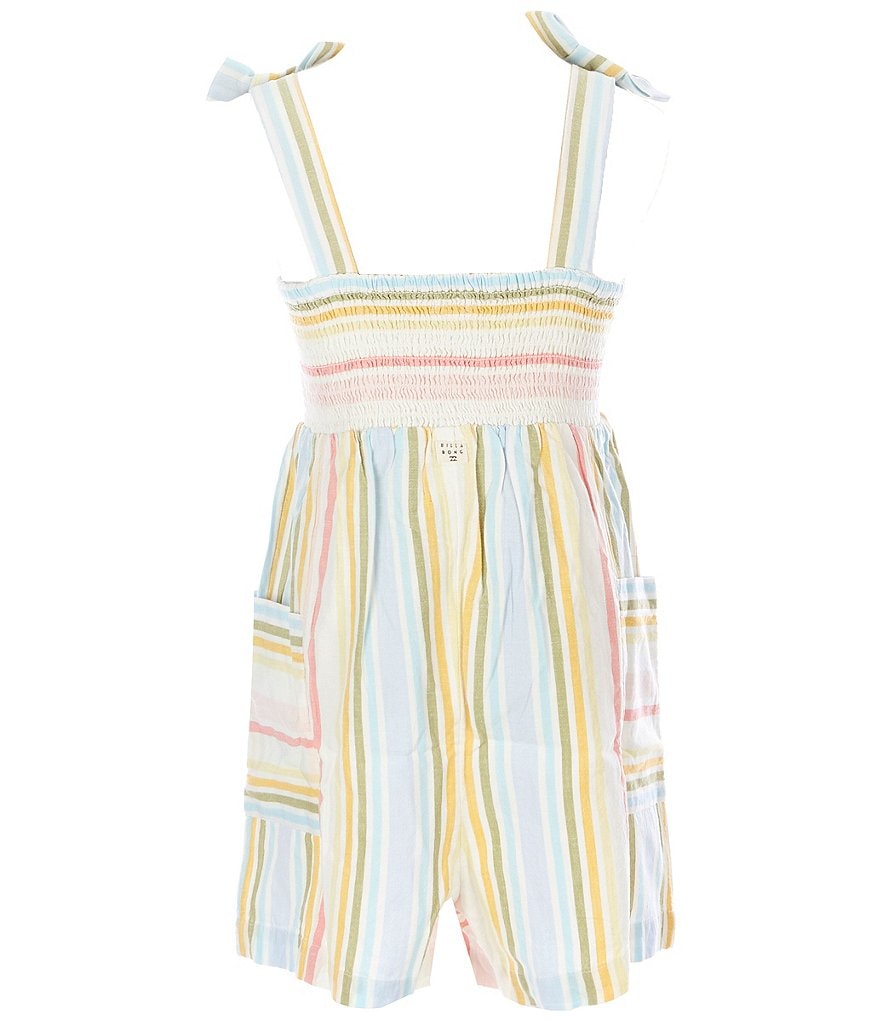 Billabong Little/Big Girls 5-14 Hey Cutie Striped Romper