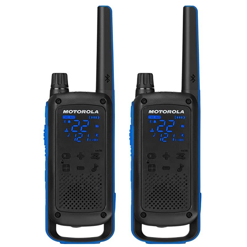 Talkabout T800 Two-Way Radios, 2 Pack, Black/Blue