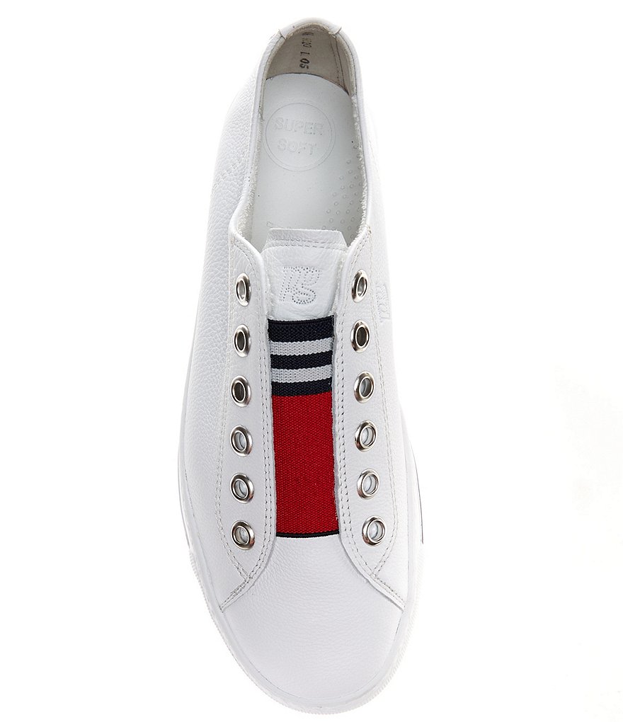 Paul Green Abby Leather Slip-On Sneakers