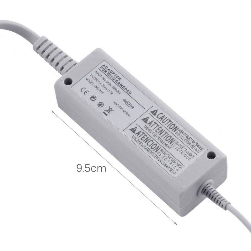 Universal Compact Power Supply Charging AC Adapter Cable Cord For Nintendo For Wii U Gamepad Input AC 100V-240V