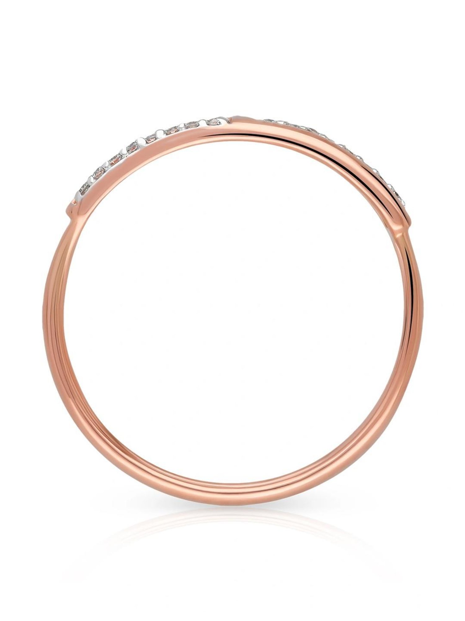 Malabar Gold and Diamonds 18k IGI Certified Diamond Rose Gold Ring for Women