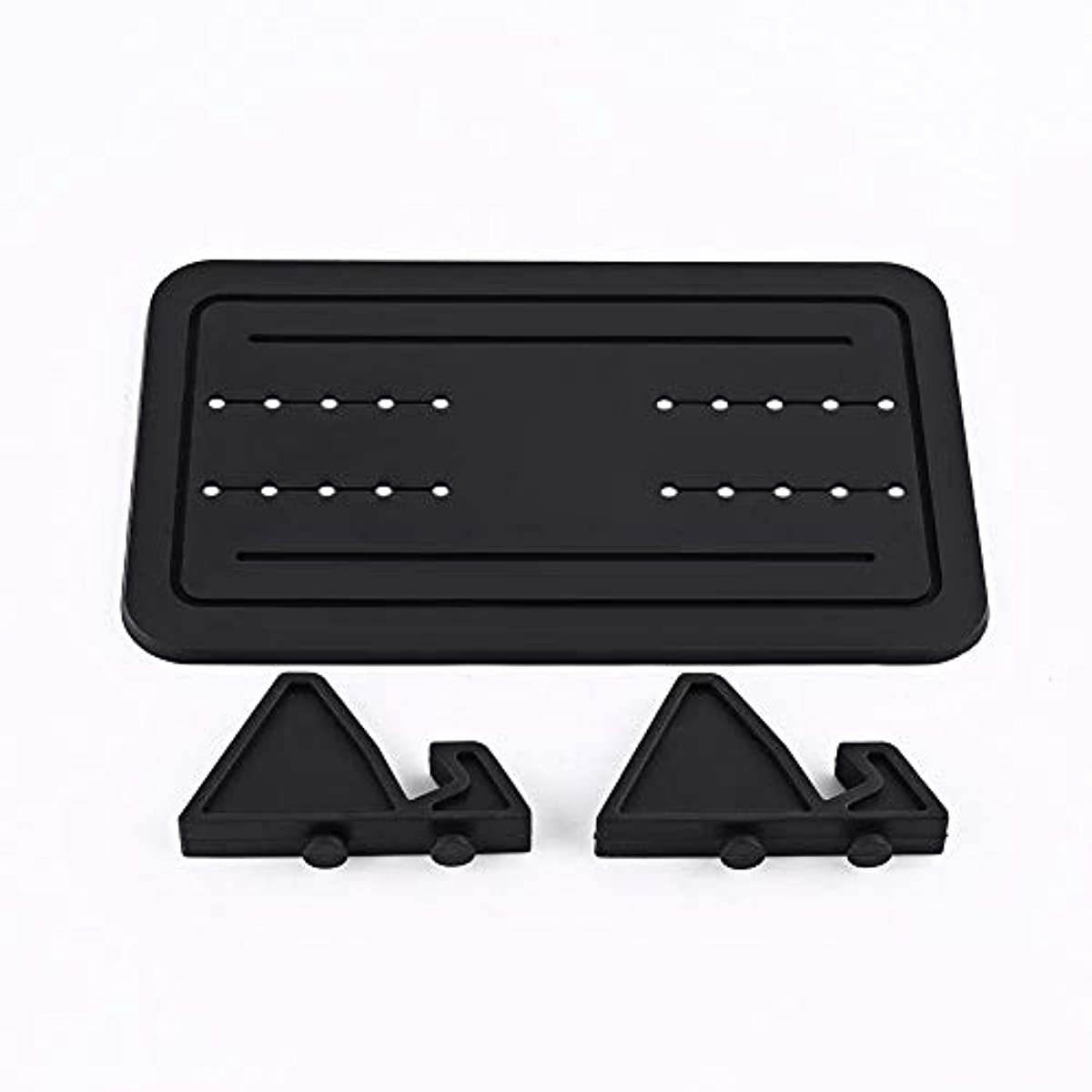 Car Phone Holder, Silicone Anti-Slip Phone Holder Dash Mount for Car Phone Support with Adjustable Silicone Phone Holder Car Organizer