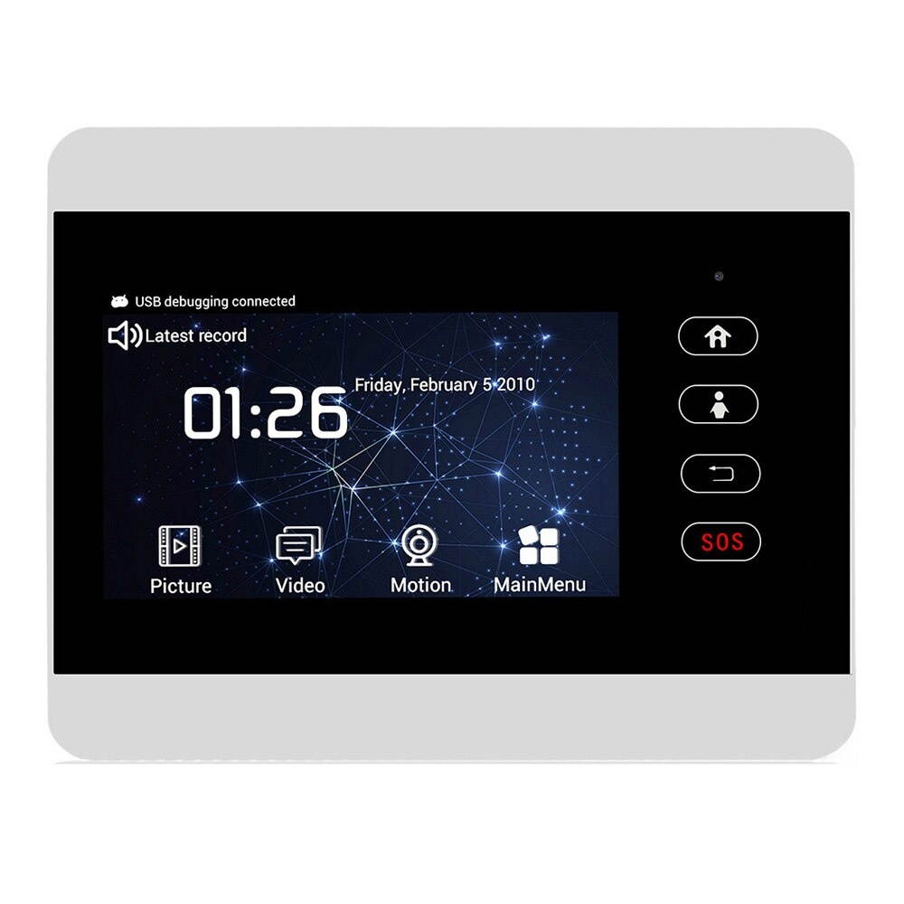 2021 Version iHome5 WiFi 1080P HD Door Viewer 4" LCD Screen GSM Wireless Camera Alarm Ring Video Eye Call PIR Peephole Doorbell