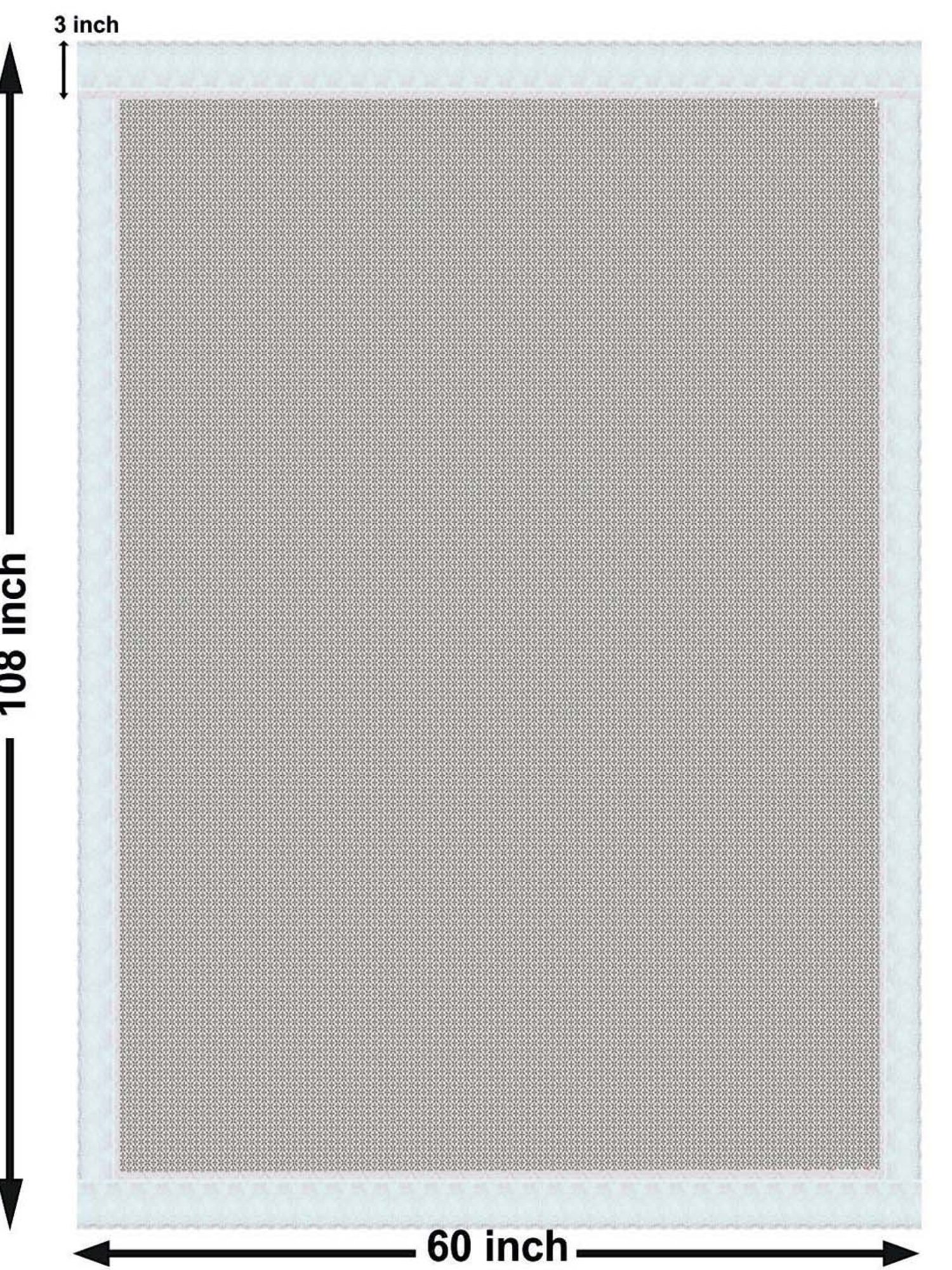 Bianca Classic Clear Grey Pvc 8-10 Seater Table Cloth