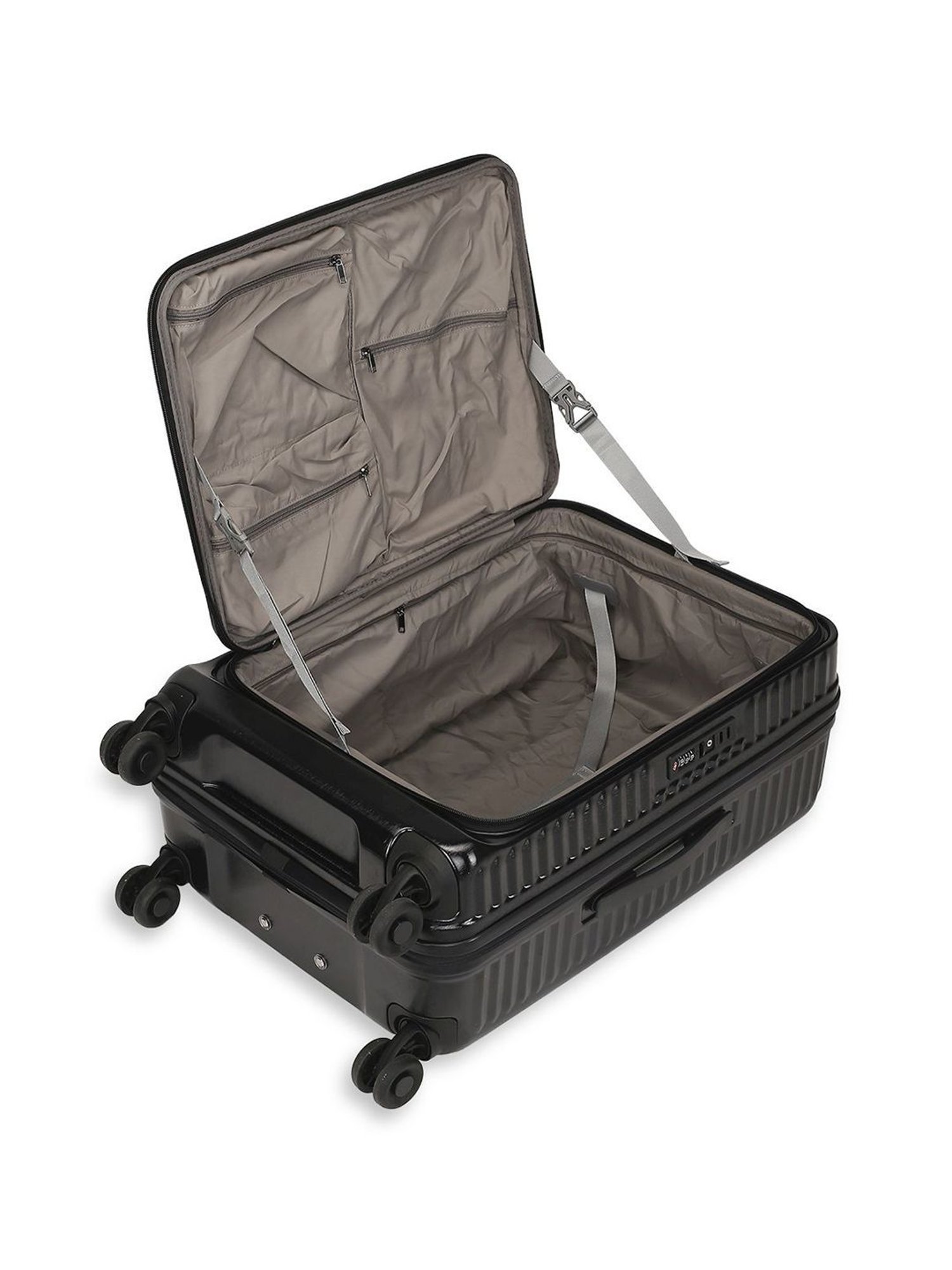 Perquisite Y2K Luxe Range Black Hard 24" Medium Luggage