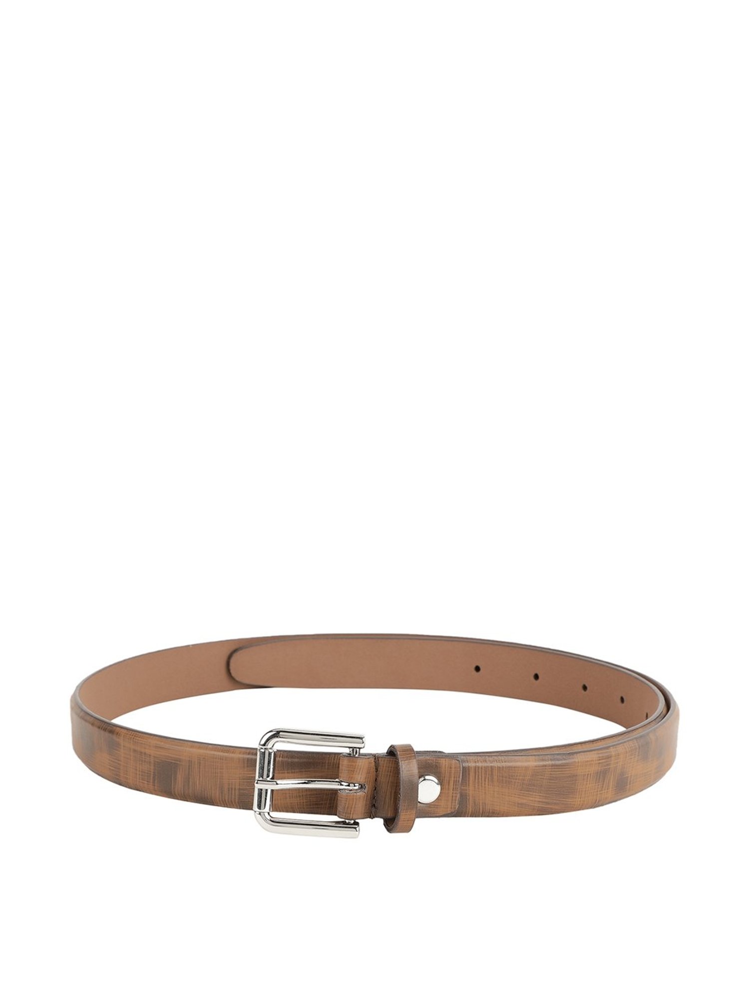Alvaro Castagnino Brown Narrow Belt for Women