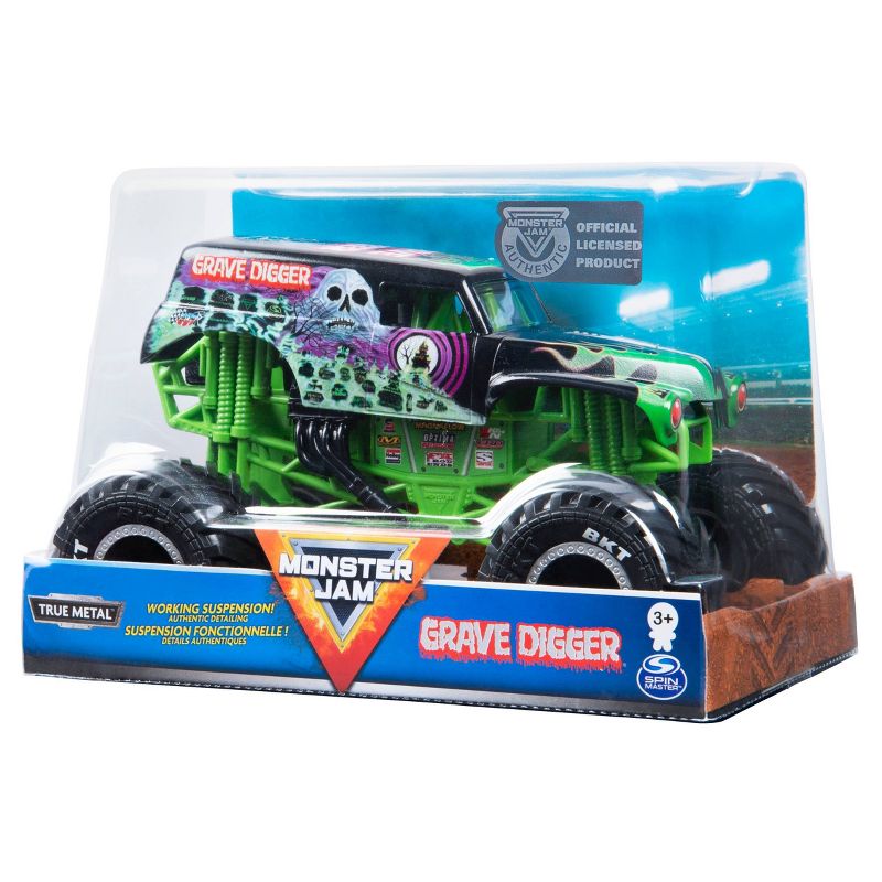 Monster Jam Collector Diecast Series Assortment - Grave Digger C4 - 1:24  Scale