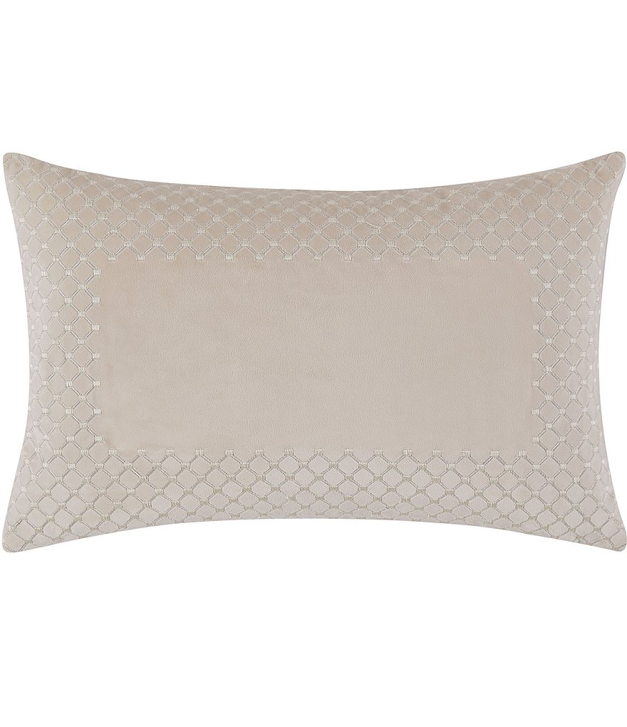 Charisma Ellis Embroidered Bolster Throw Pillow