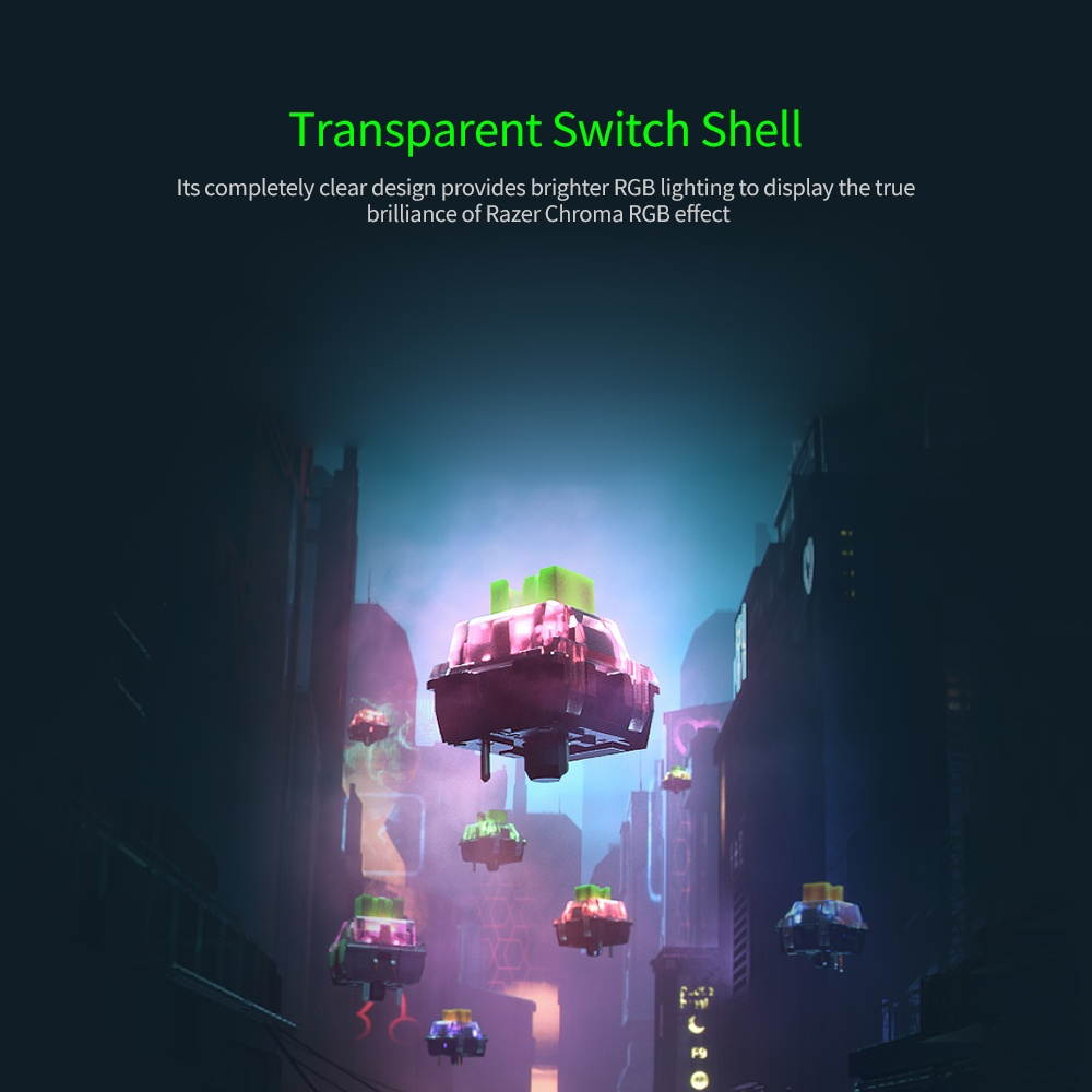 Razer BlackWidow V3 Mechanical Keyboard 104 Keys Wired Gaming Keyboard with Razer Chroma RGB Effect Razer Green Mechanical Switch