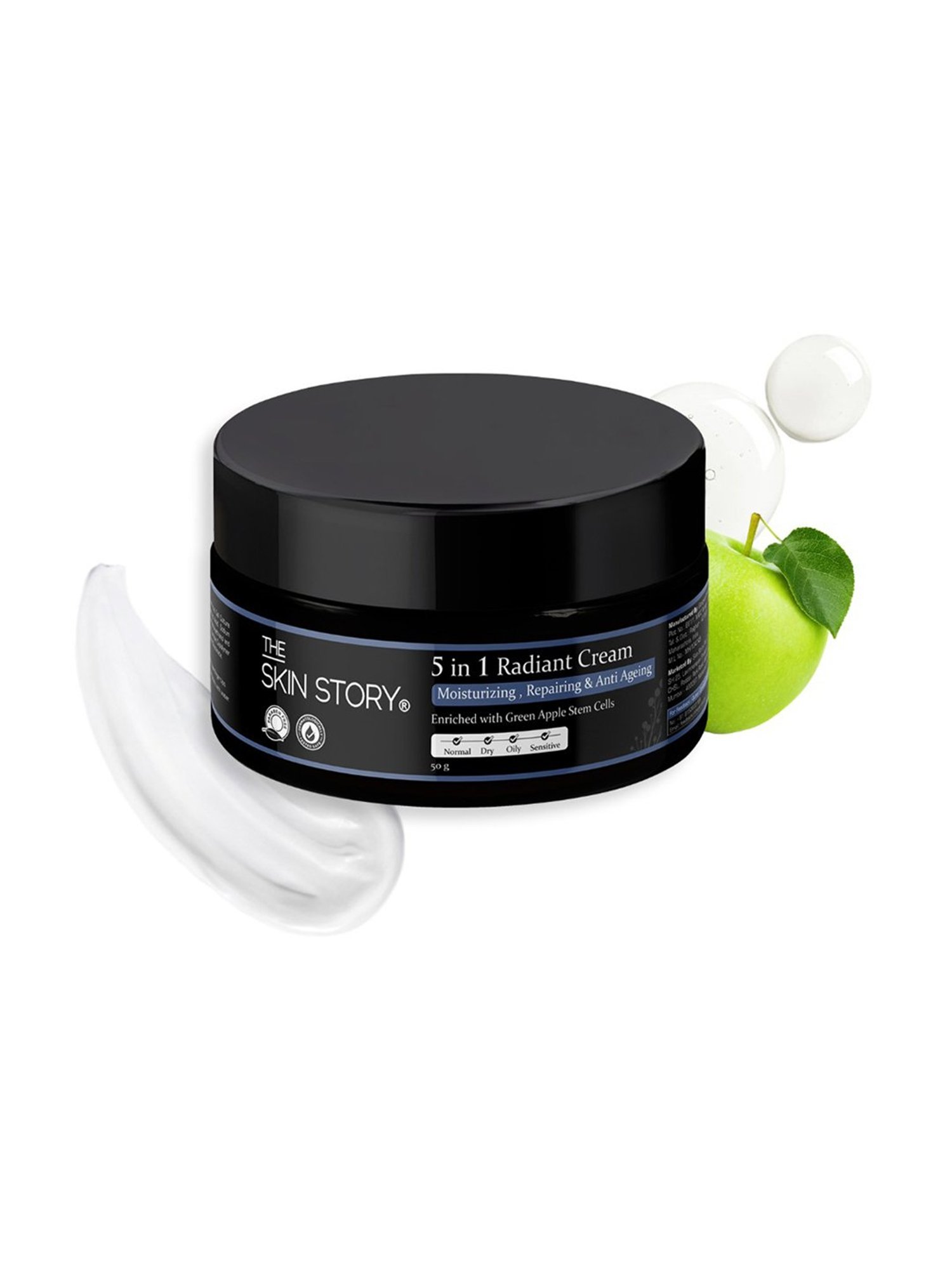 The Skin Story Green Apple Stem Cells 5 in 1 Radiant Cream - 50 gm