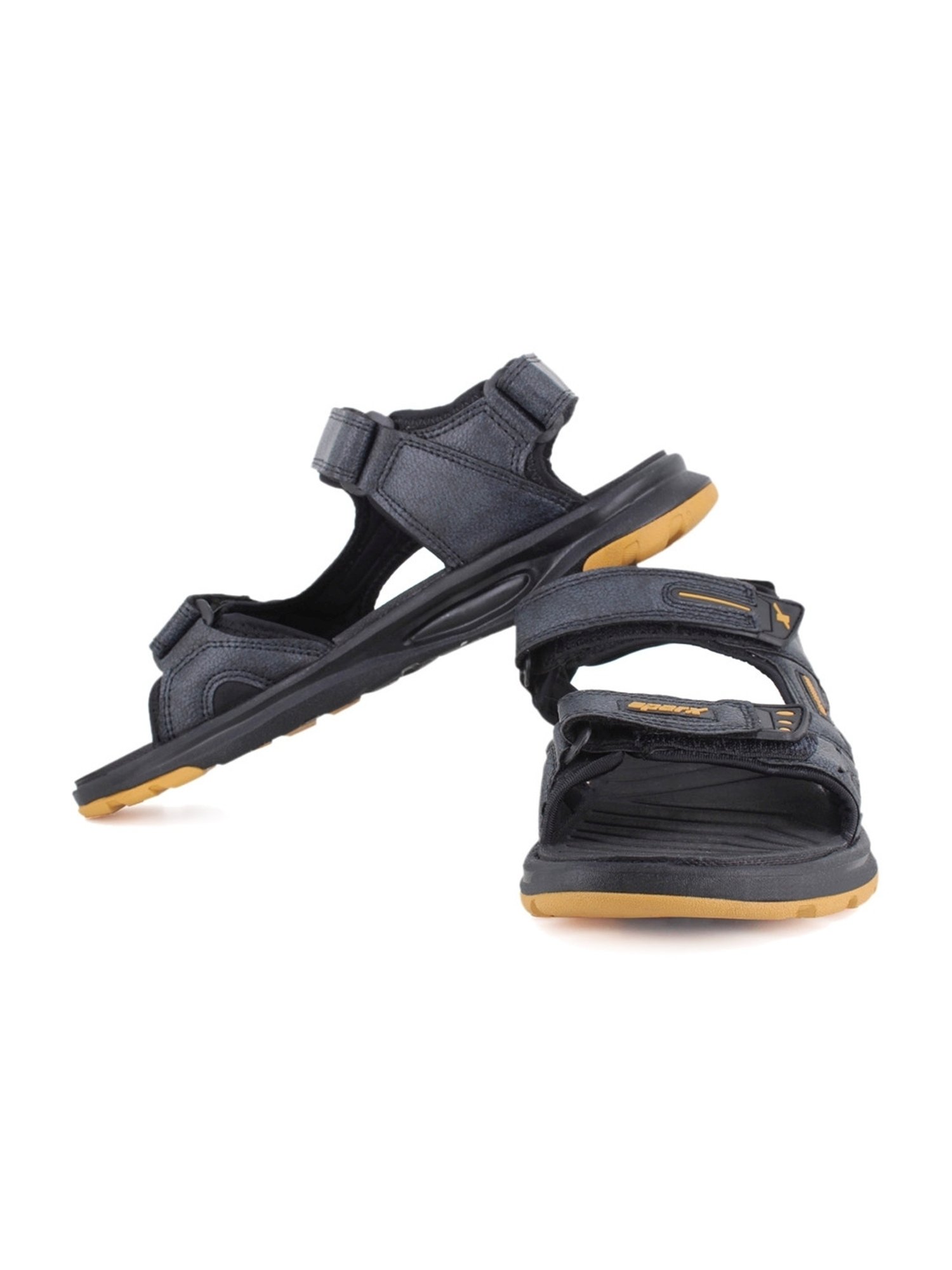 Sparx Men's Black Floater Sandals