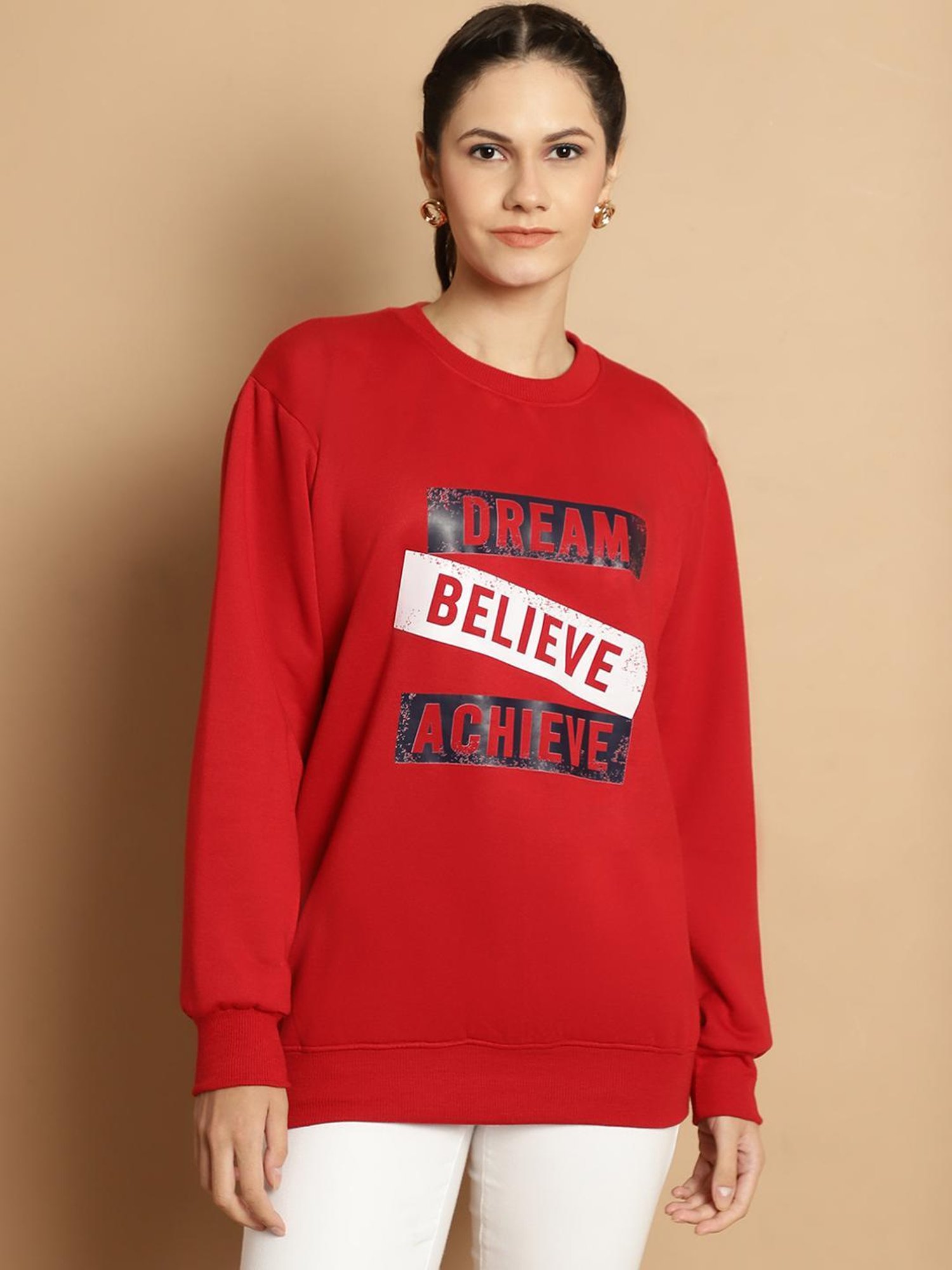 Vimal Jonney Maroon & Rust Printed Sweatshirt - Pack Of 2