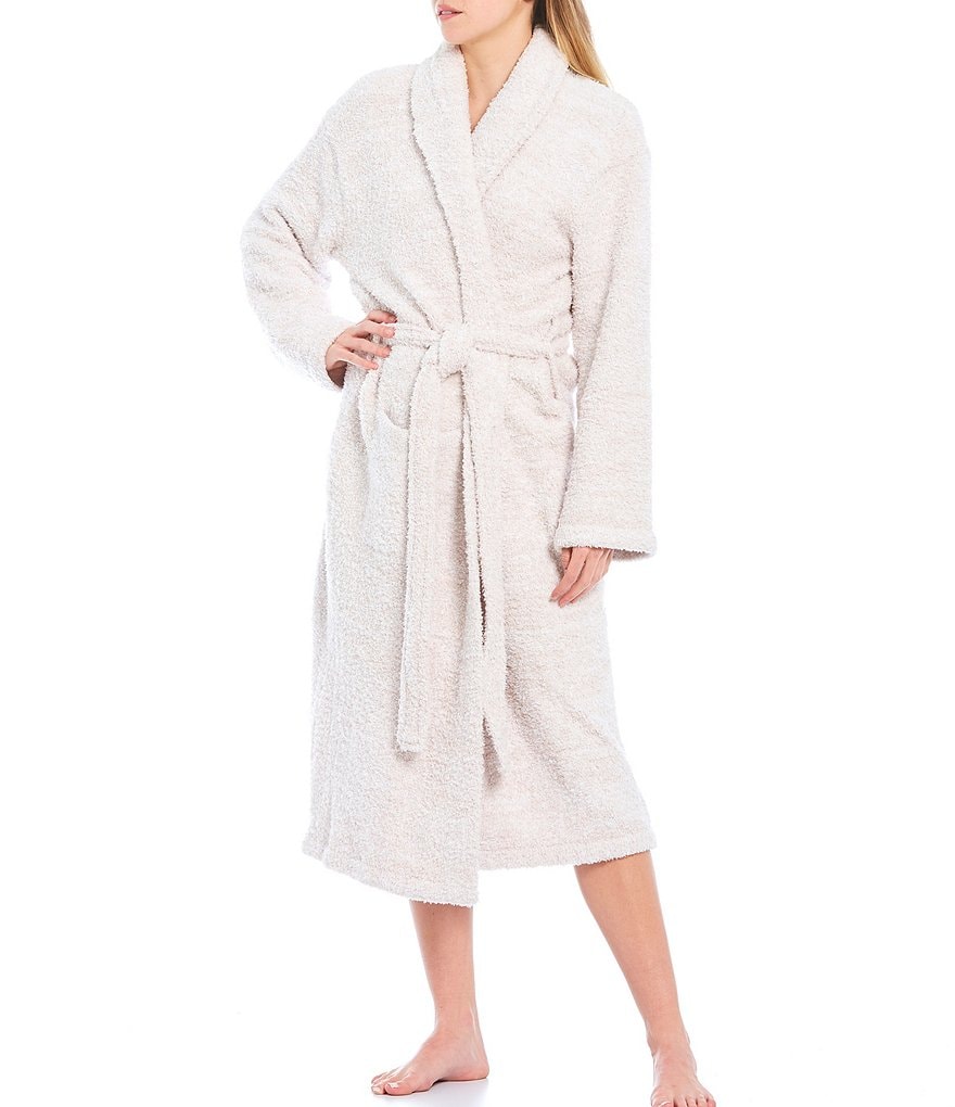 Lauren Ralph Lauren Paisley Print Satin Short Wrap Robe