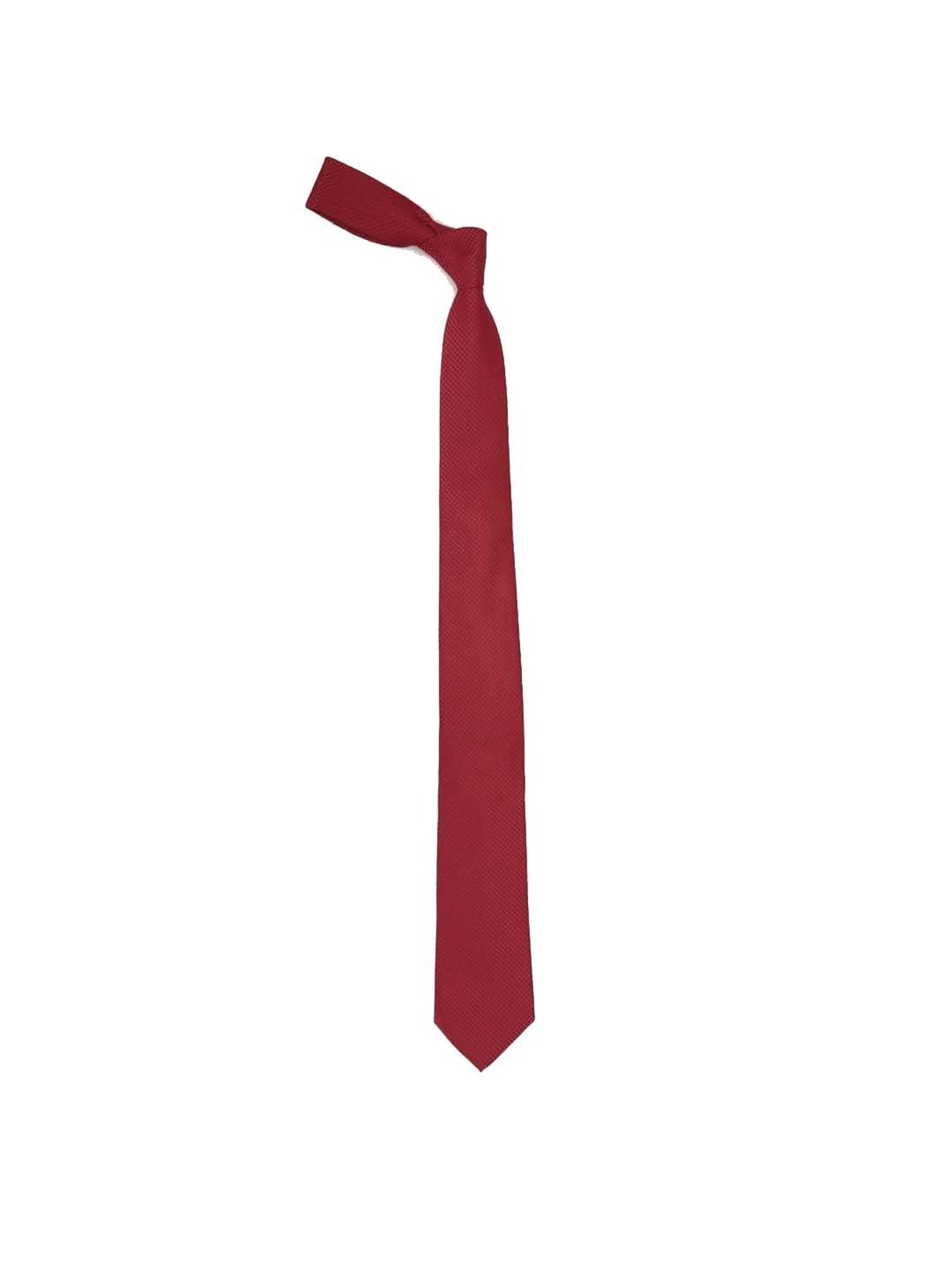 Peter England Red Printed Tie