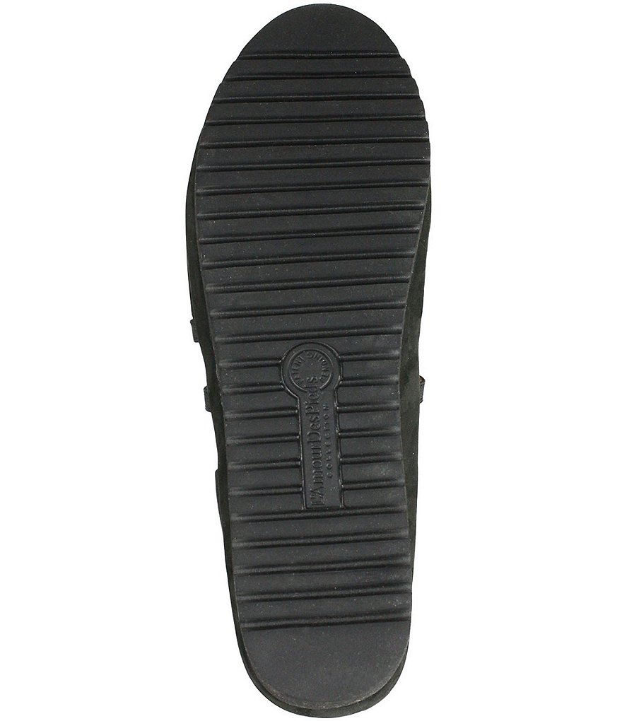 L'Amour Des Pieds Adelais Suede Slip-On Platform Wedge Sandals