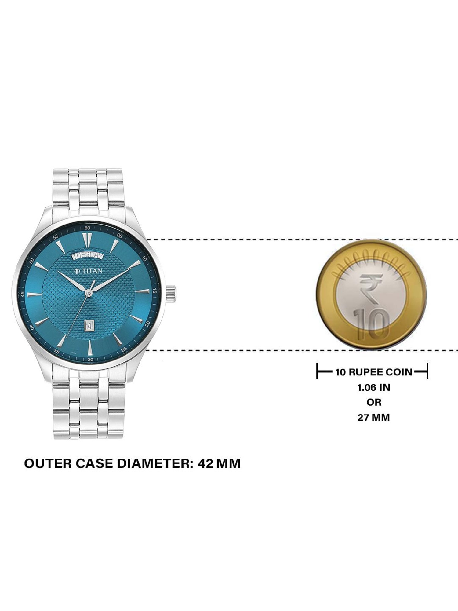 Titan 90127SM01 Opulent III Analog Watch for Men