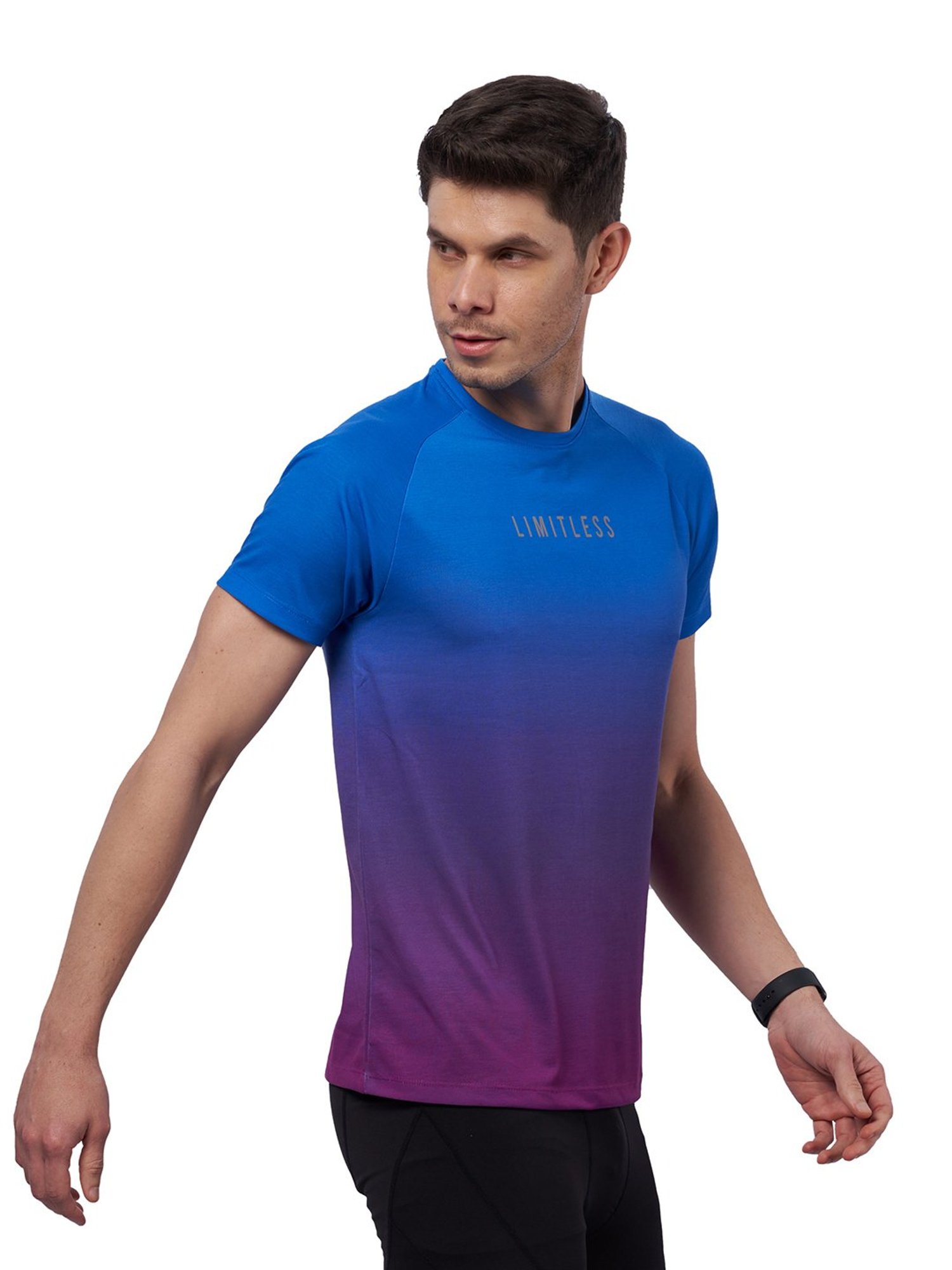 DOMIN8 Men Digital Print Training T-Shirt