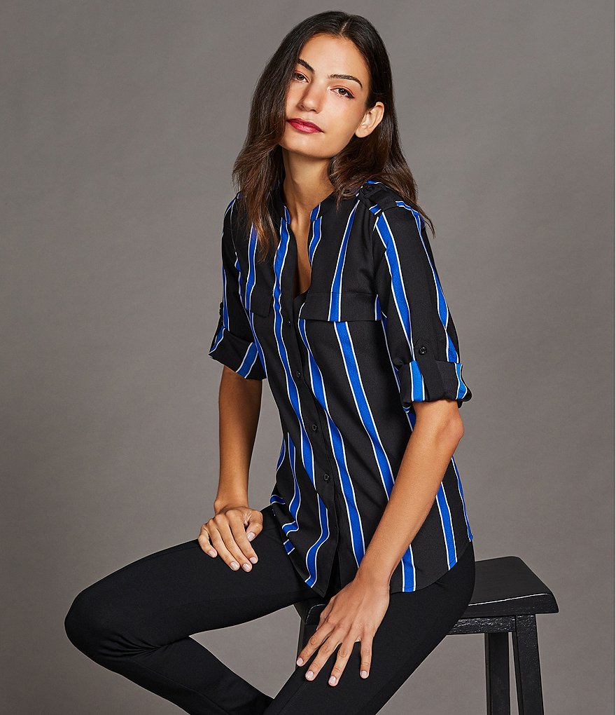 Eva Varro Solid Knit Jersey Banded Hem Pull-On Harem Pants